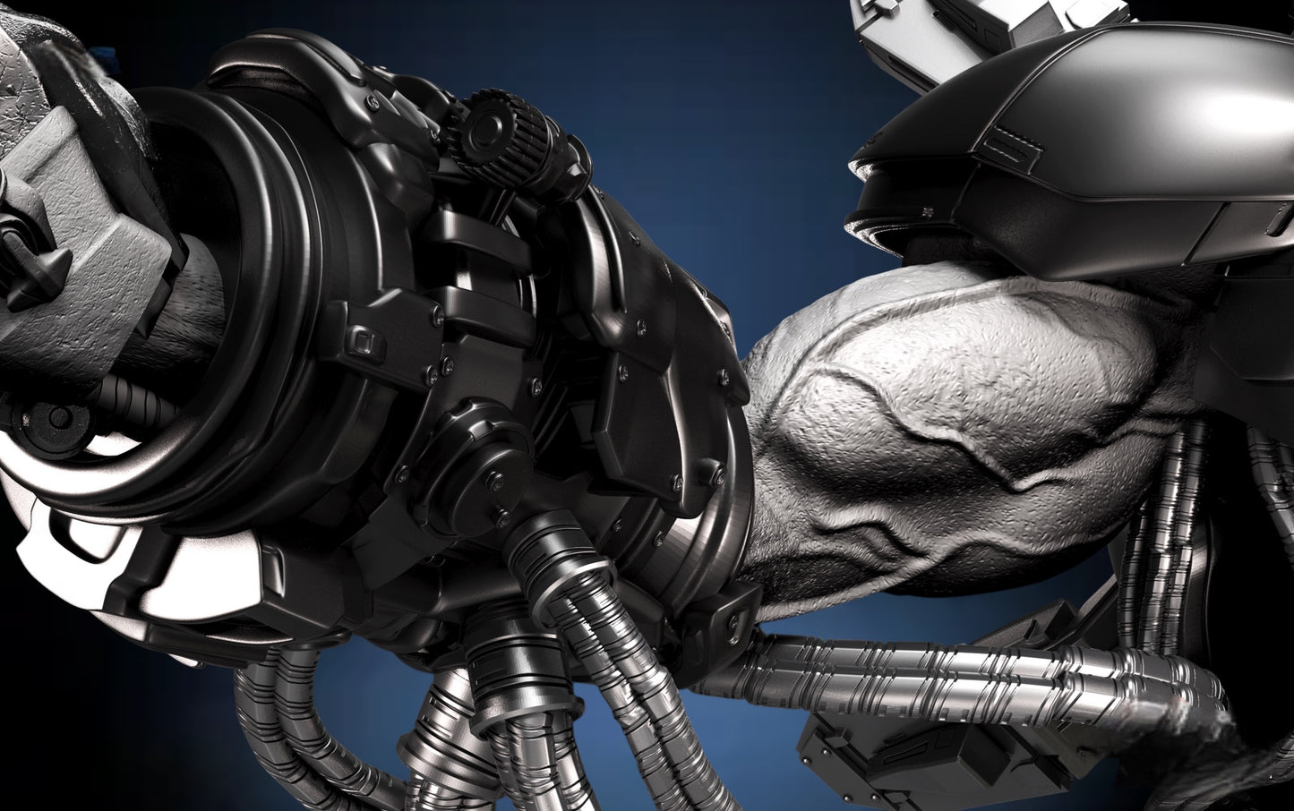 Cyborg Bust — APEX Cybernetic Titan Edition | Obsidian Guild Studio