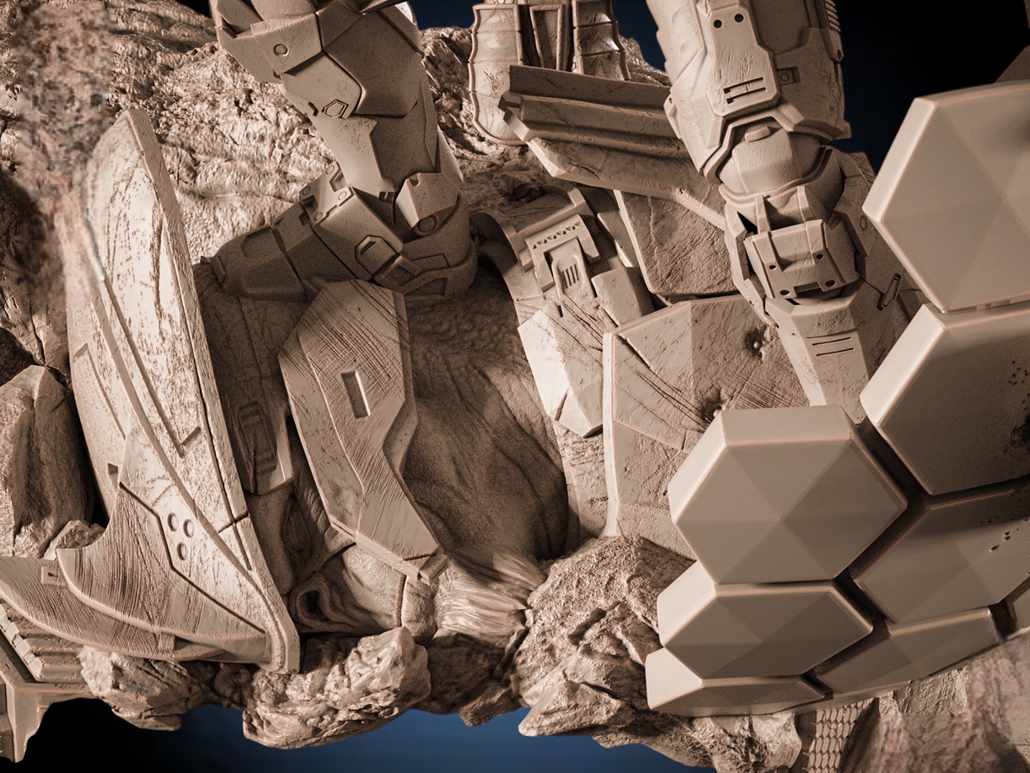 Halo — Spartan Ascension Diorama | Obsidian Guild Studio