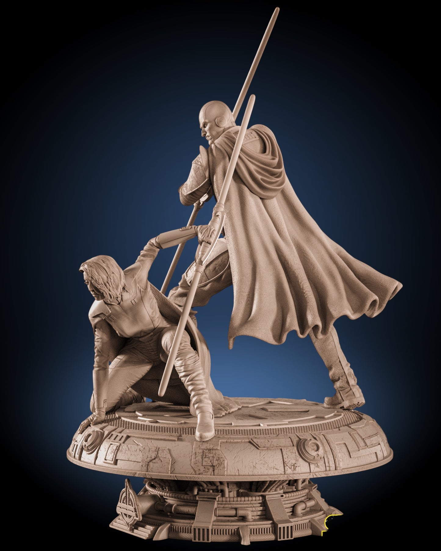 Grand Inquisitor & Second Sister Diorama — APEX Inquisitors Unleashed Monument | Obsidian Guild Studio
