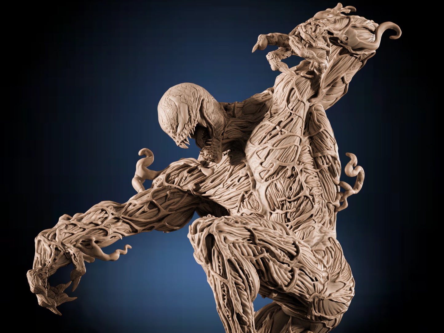 Carnage Symbiote Statue — APEX Collector Display | Obsidian Guild Studio