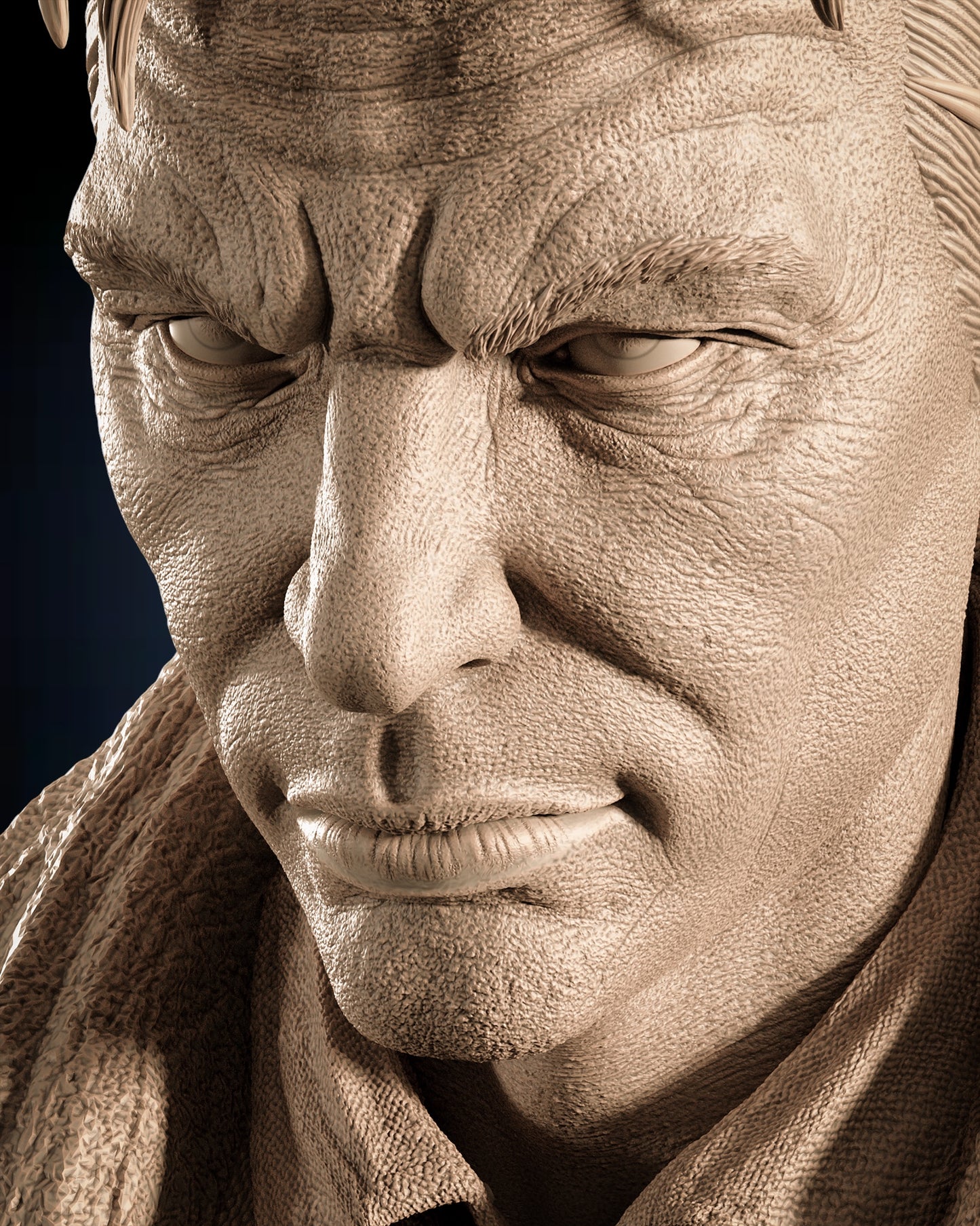 Constantine Bust — APEX Occult Noir Edition | Obsidian Guild Studio