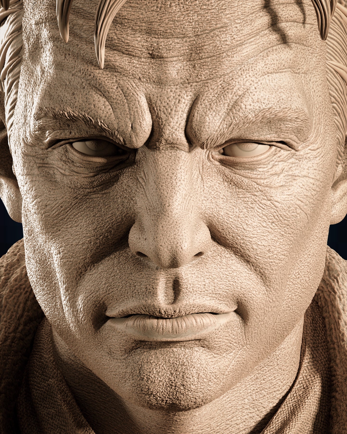 Constantine Bust — APEX Occult Noir Edition | Obsidian Guild Studio