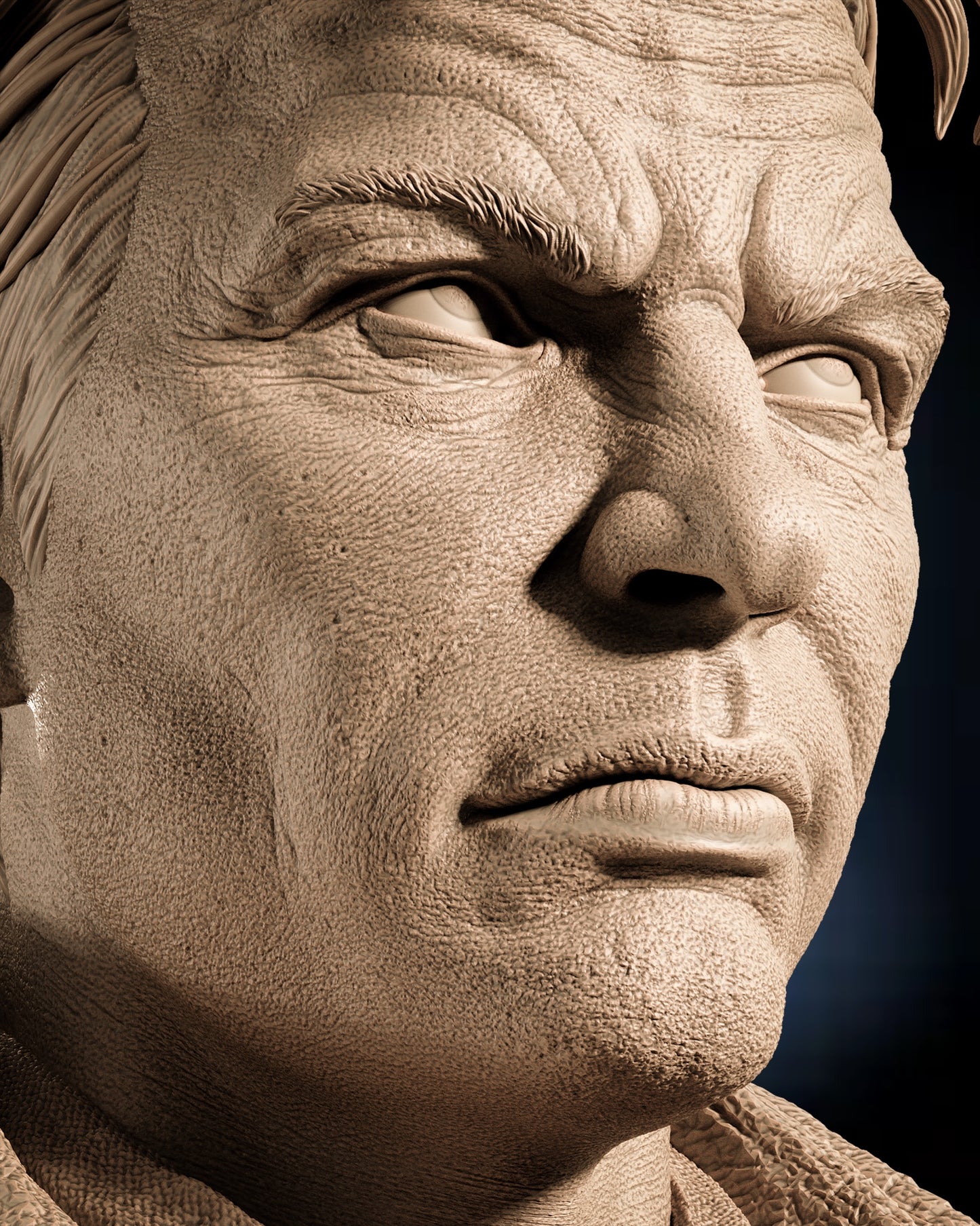 Constantine Bust — APEX Occult Noir Edition | Obsidian Guild Studio