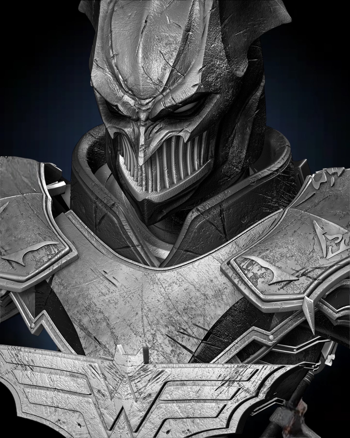 Merciless Portrait Bust — APEX Dark Knight Edition | Obsidian Guild Studio