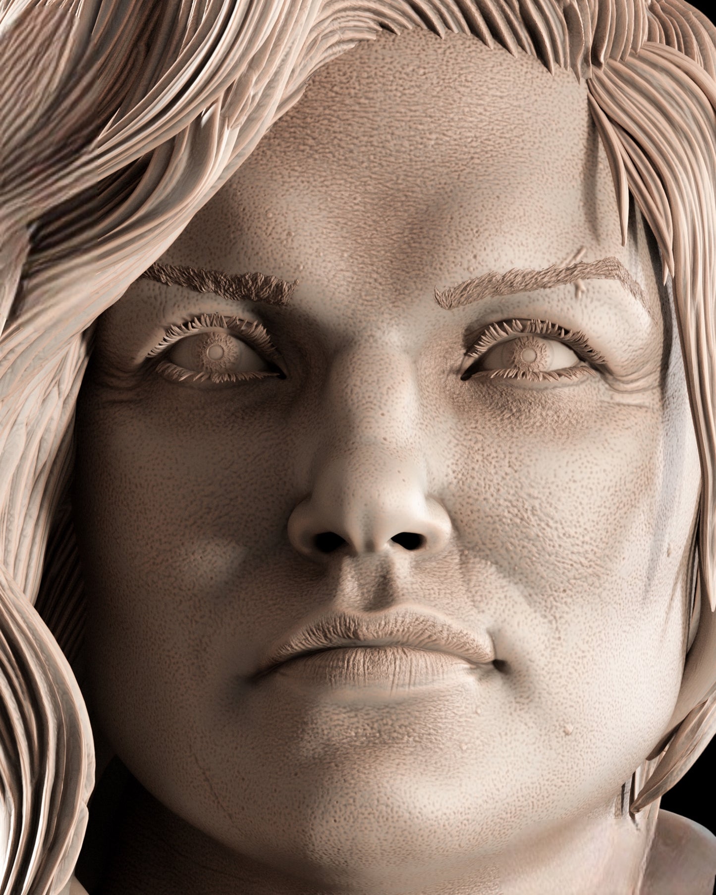 Cara Dune Bust — CONTROL Collector Display | Obsidian Guild Studio