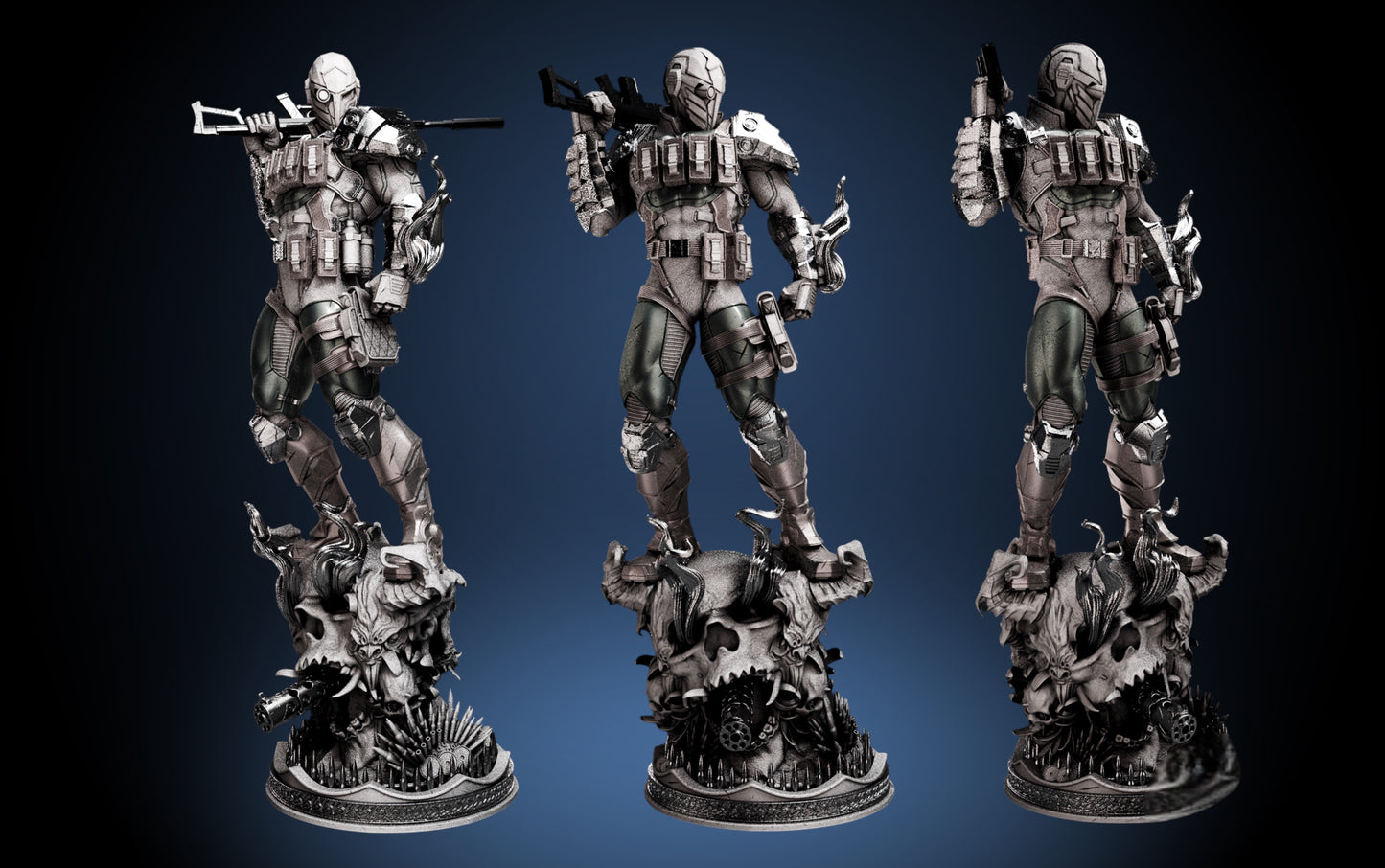 Deadshot Tactical Assault Statue — DOMINION Black Ops Arsenal Edition | Obsidian Guild Studio