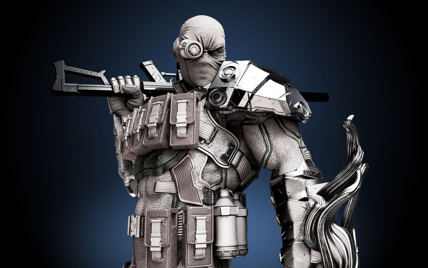 Deadshot Tactical Assault Statue — DOMINION Black Ops Arsenal Edition | Obsidian Guild Studio