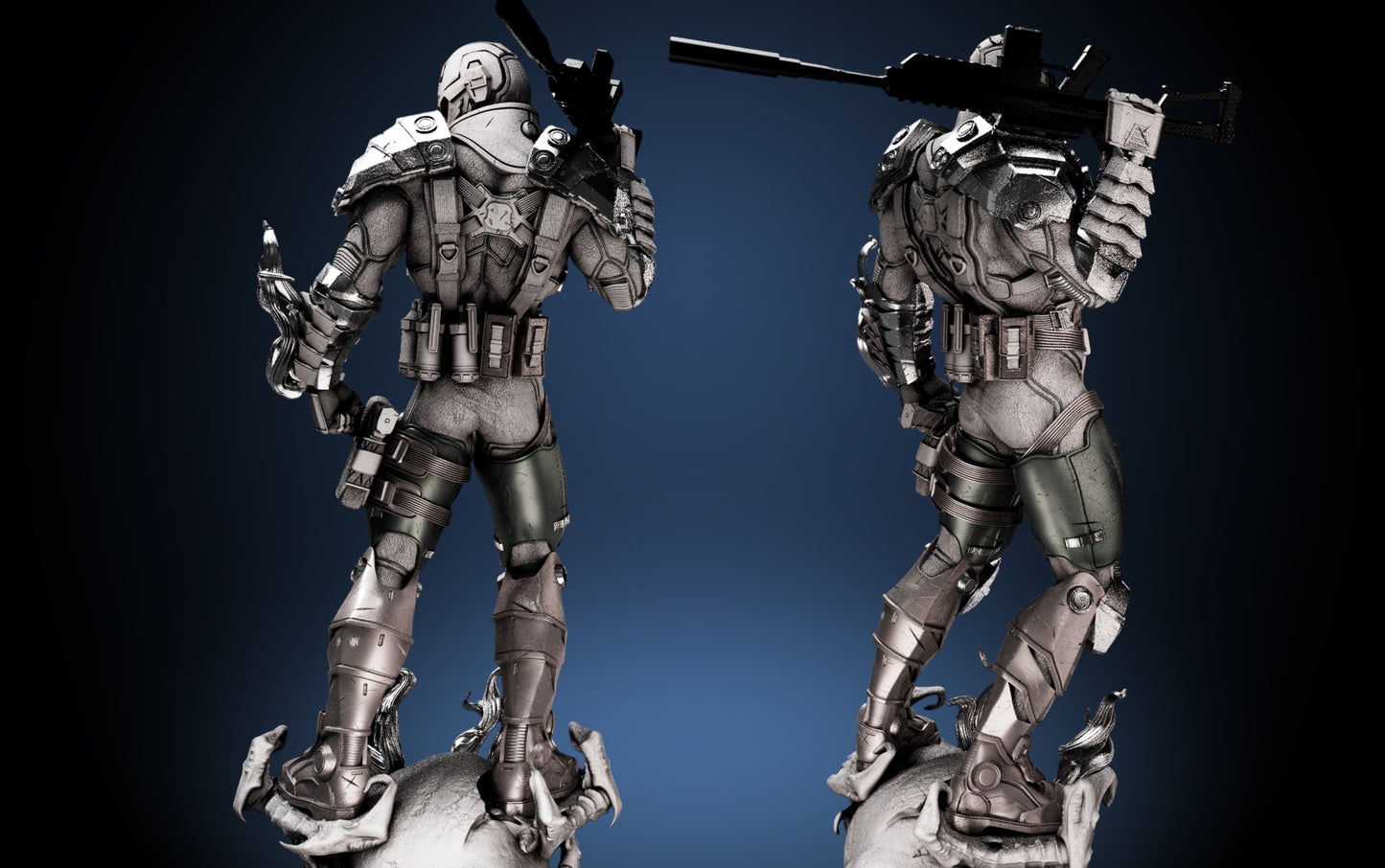 Deadshot Tactical Assault Statue — DOMINION Black Ops Arsenal Edition | Obsidian Guild Studio