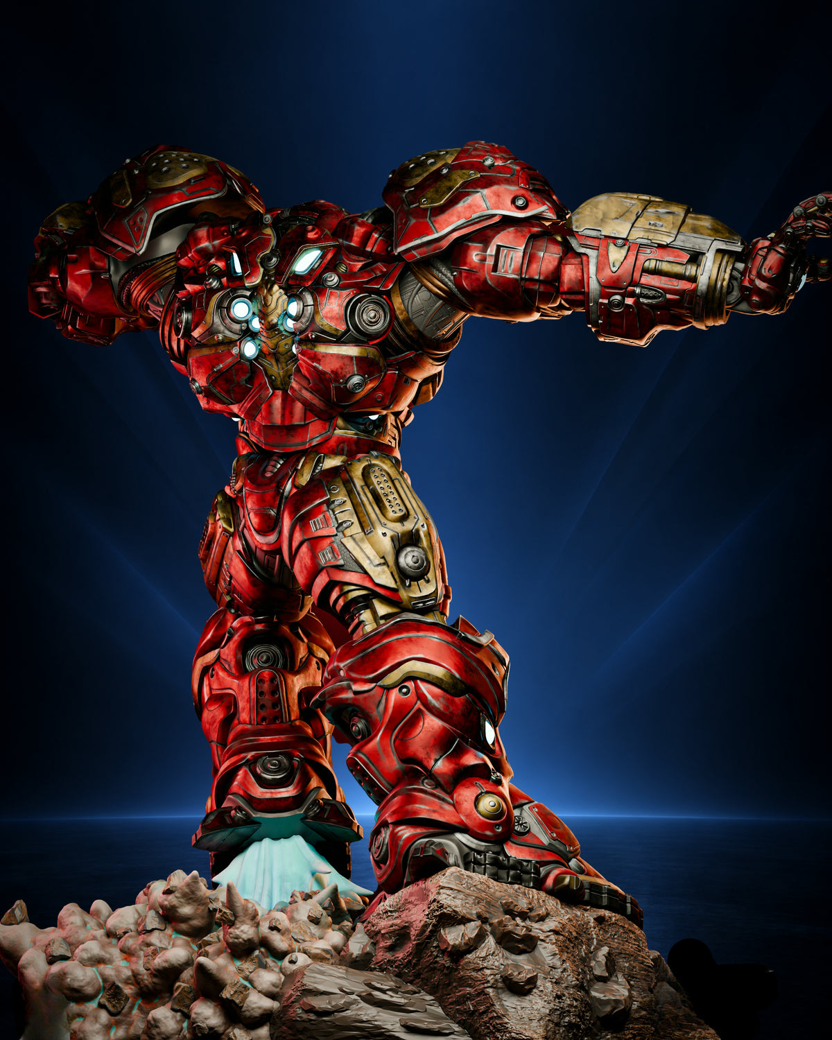 Hulkbuster — 1/6 Premium Environmental Statue