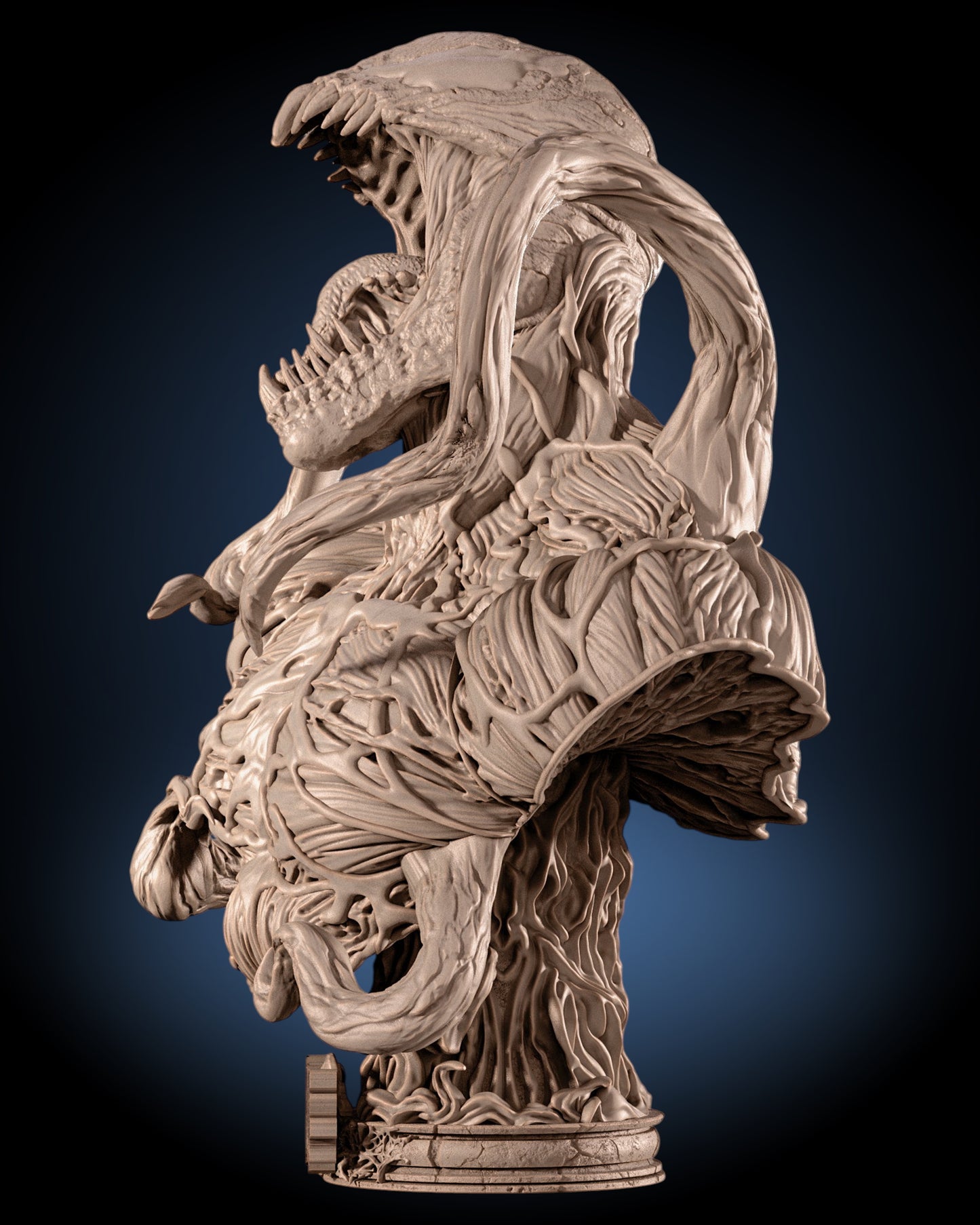 Carnage Symbiote Bust — APEX Collector Display | Obsidian Guild Studio