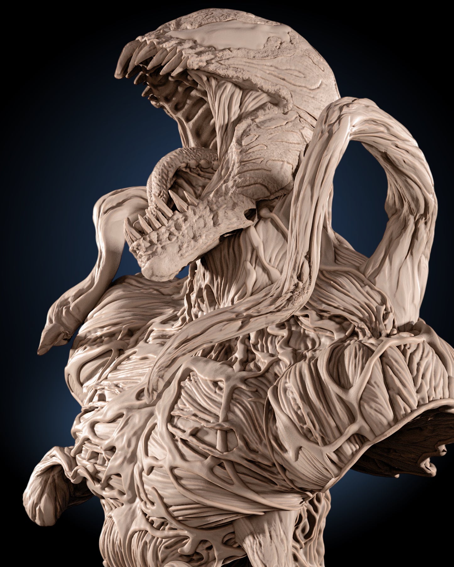 Carnage Symbiote Bust — APEX Collector Display | Obsidian Guild Studio