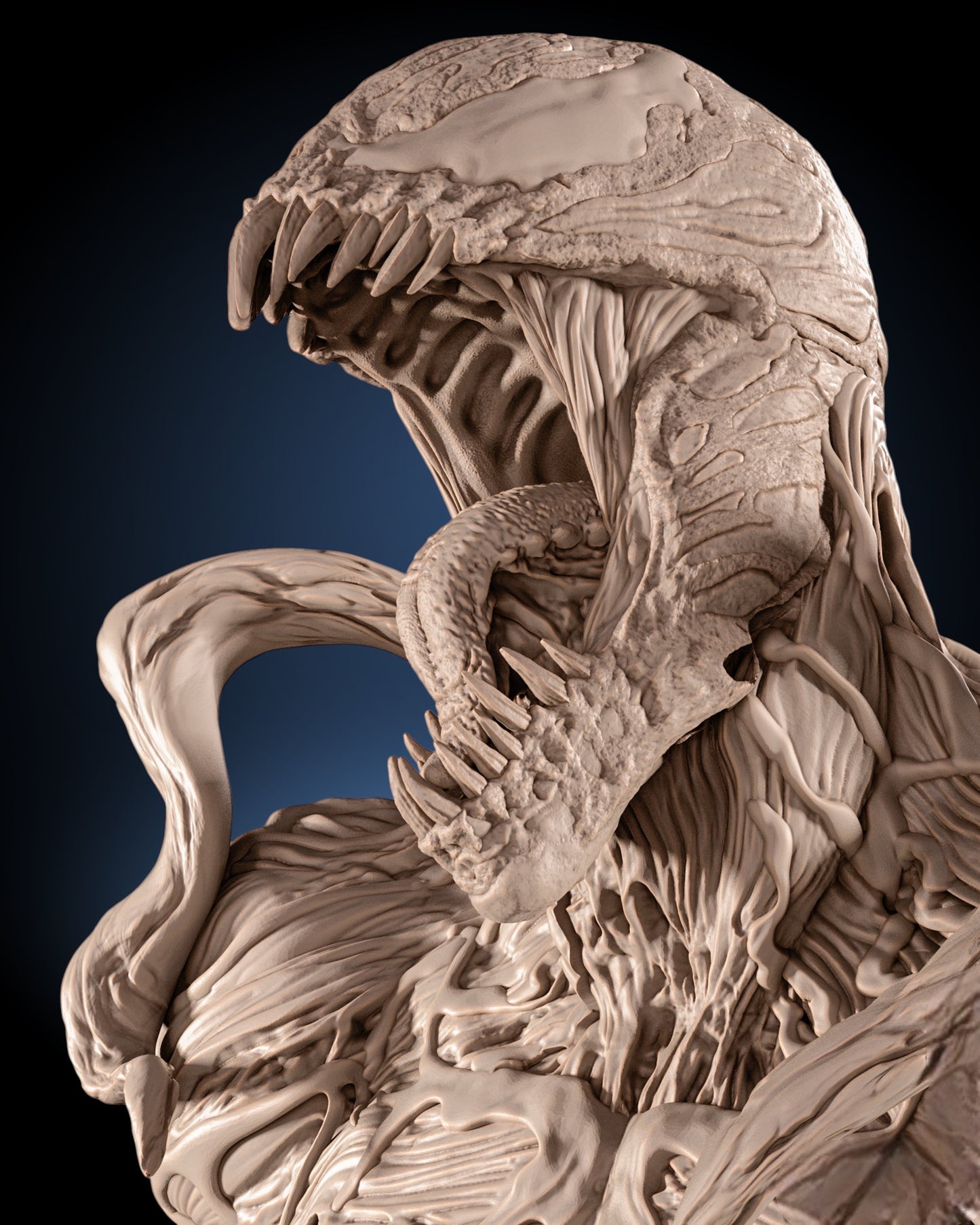 Carnage Symbiote Bust — APEX Collector Display | Obsidian Guild Studio