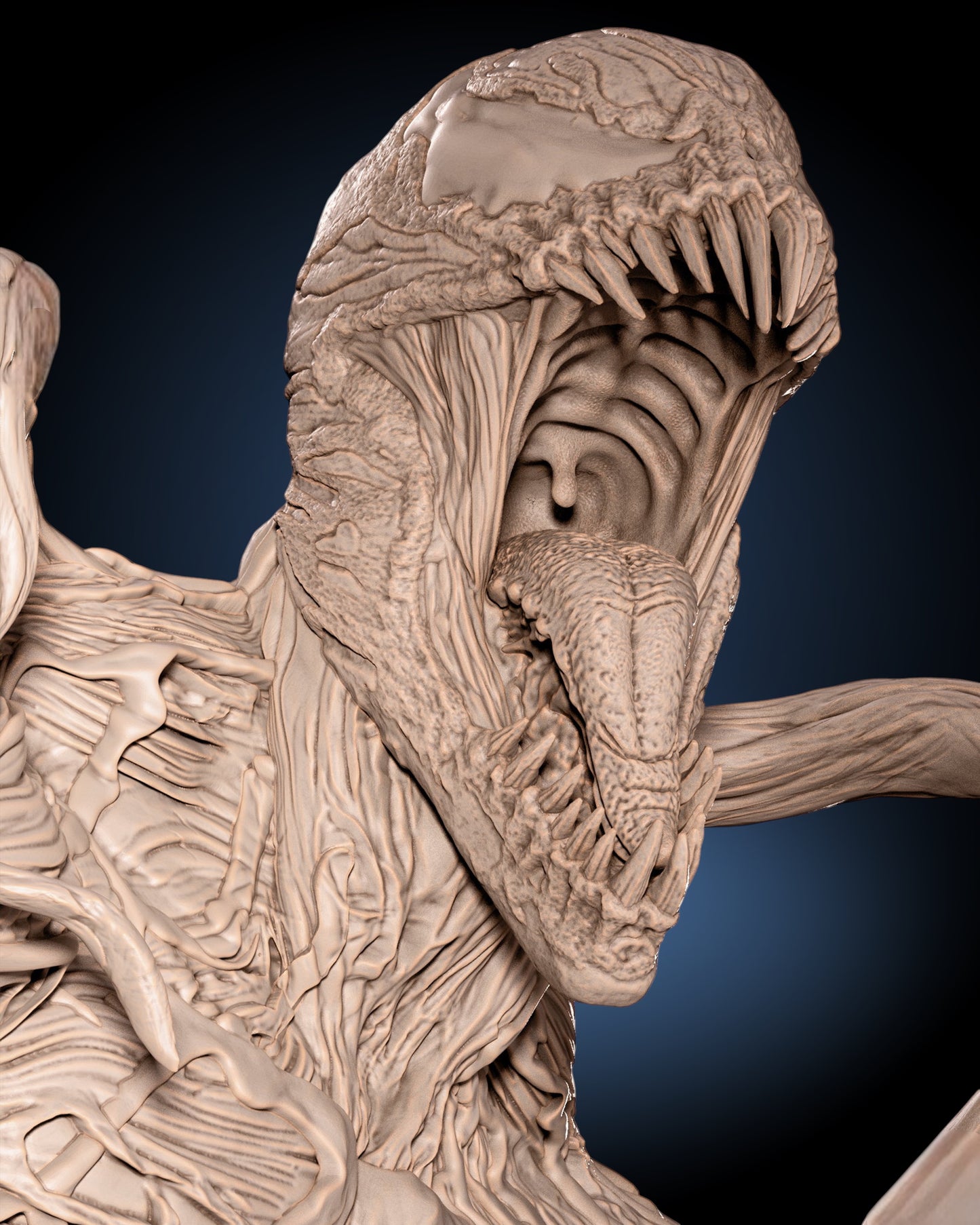 Carnage Symbiote Bust — APEX Collector Display | Obsidian Guild Studio