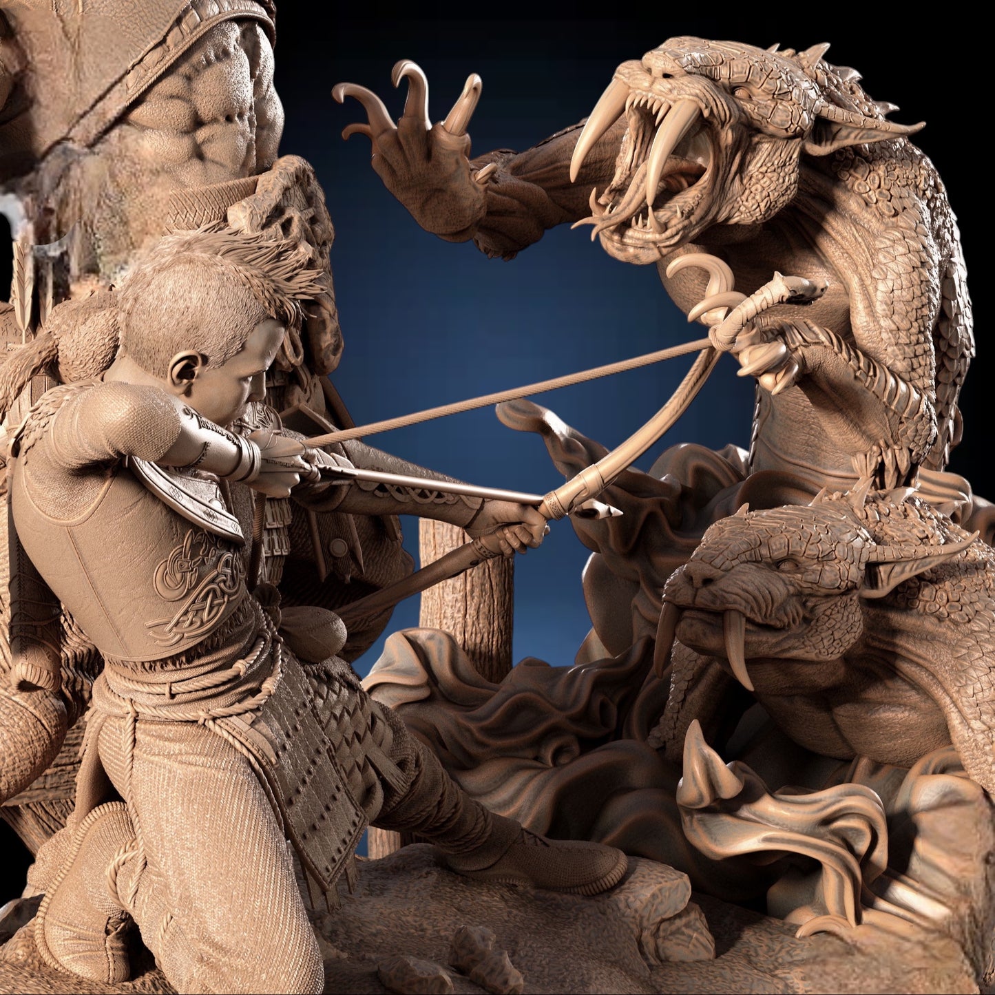 God of War — Ragnarök Ascension Diorama | Obsidian Guild Studio