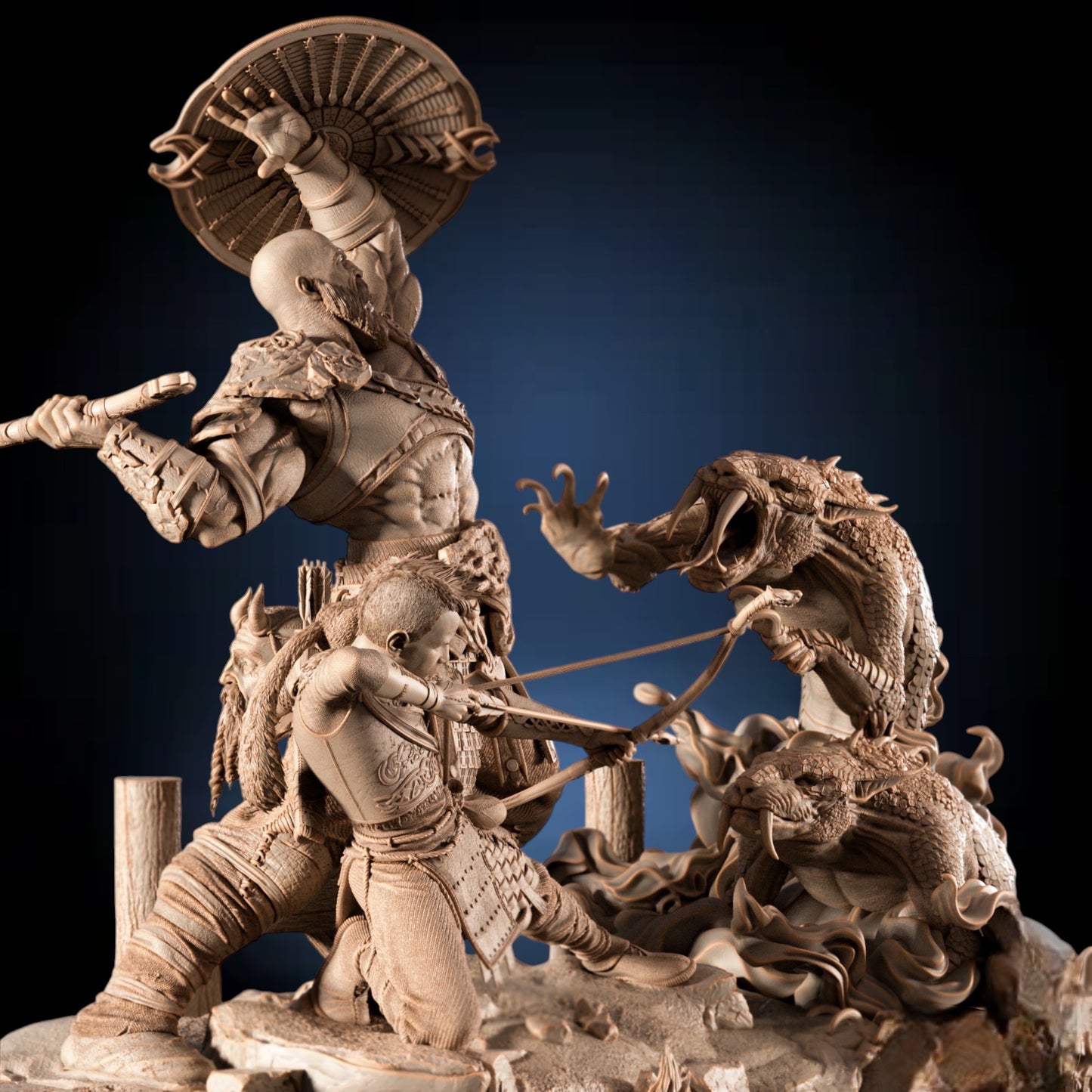 God of War — Ragnarök Ascension Diorama | Obsidian Guild Studio
