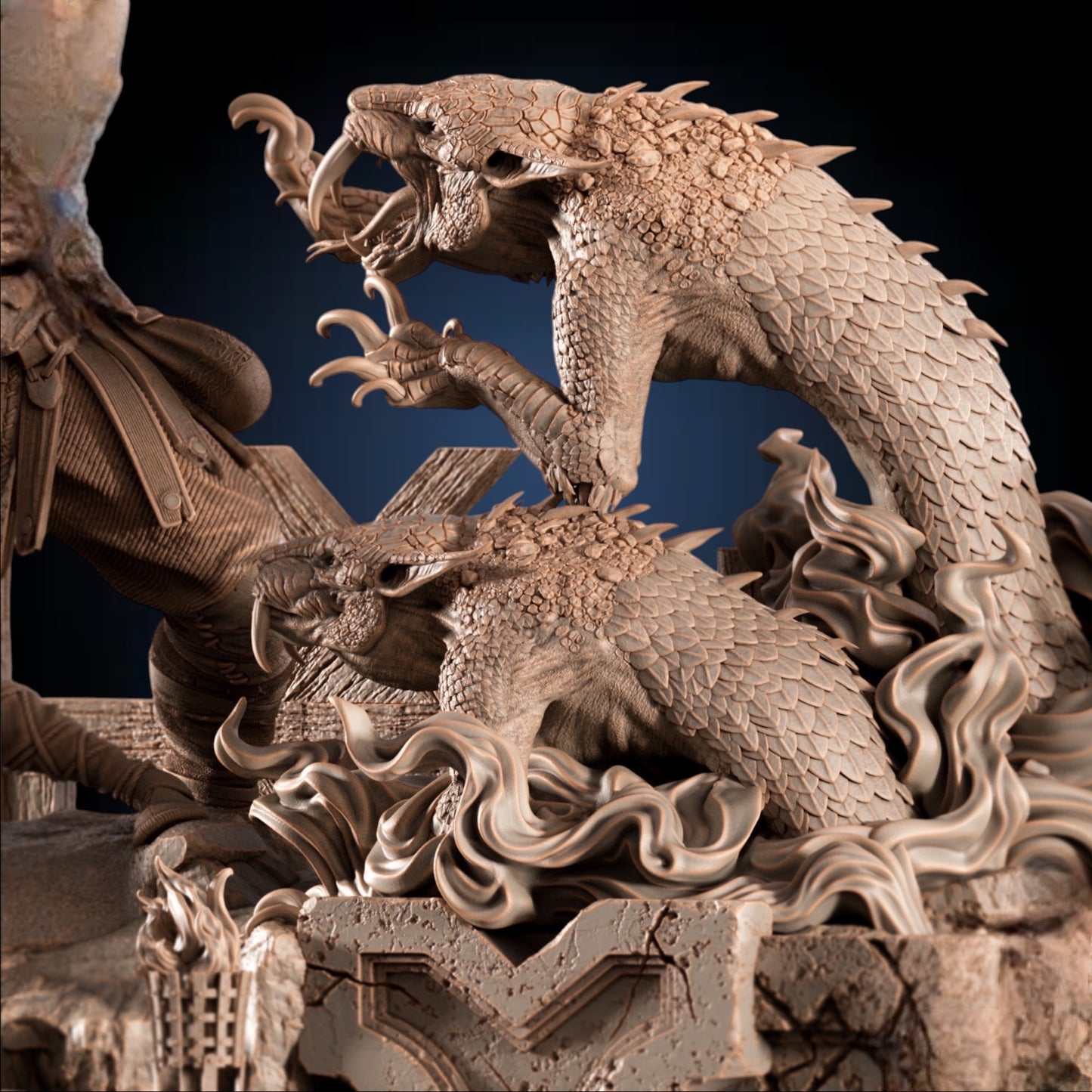 God of War — Ragnarök Ascension Diorama | Obsidian Guild Studio