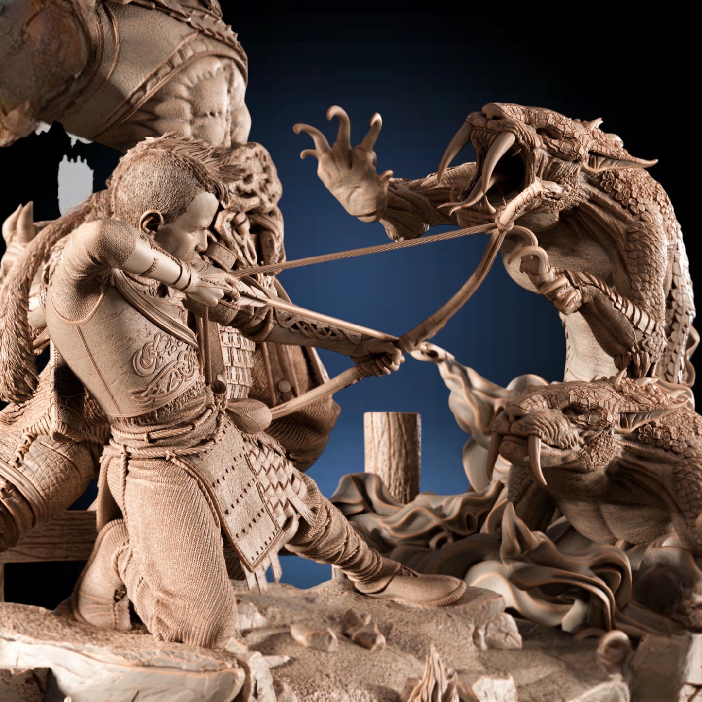 God of War — Ragnarök Ascension Diorama | Obsidian Guild Studio