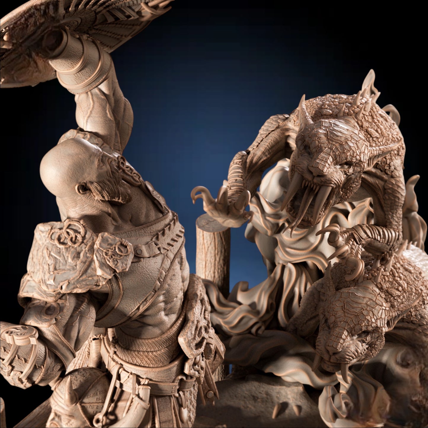 God of War — Ragnarök Ascension Diorama | Obsidian Guild Studio