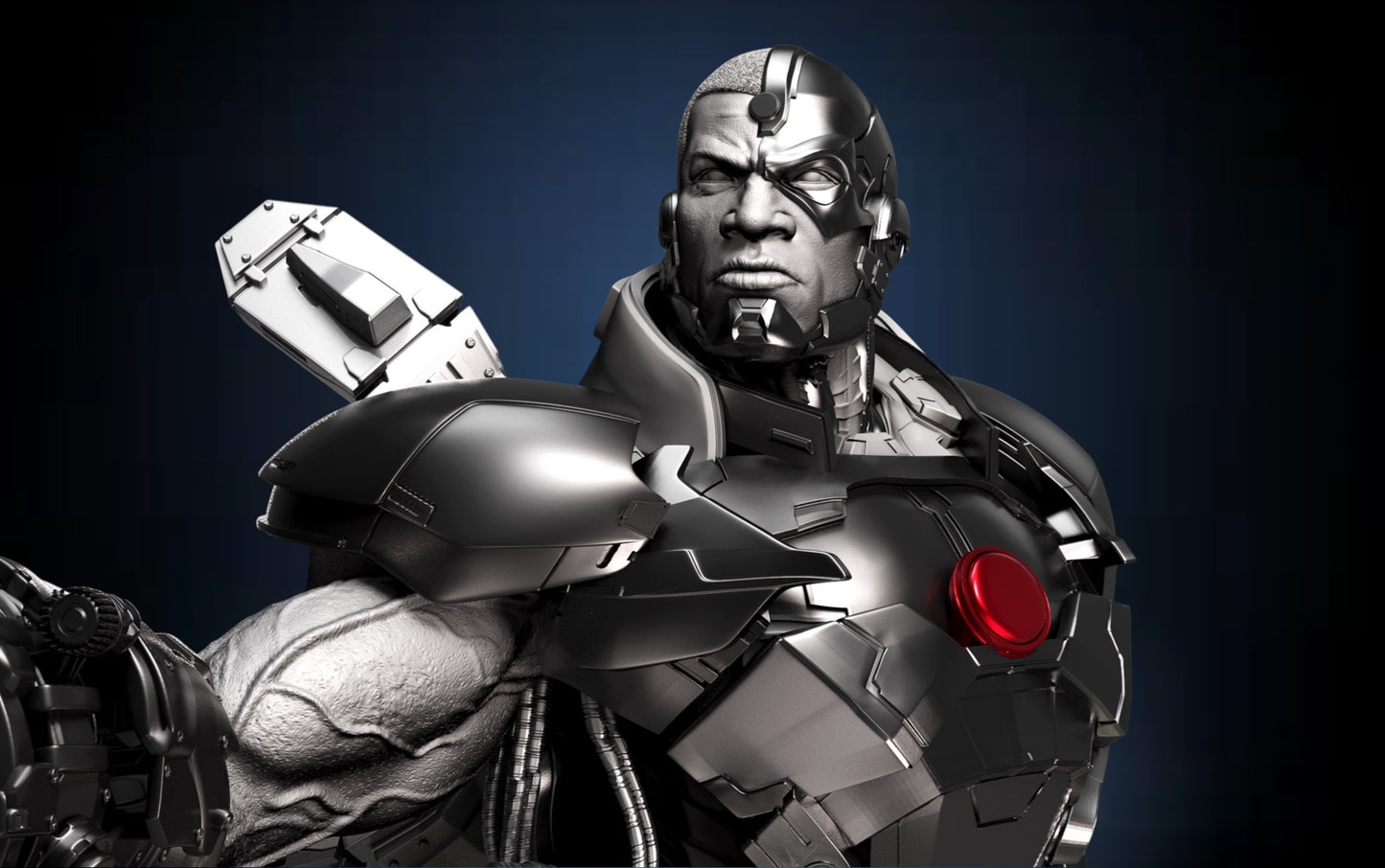 Cyborg Bust — APEX Cybernetic Titan Edition | Obsidian Guild Studio