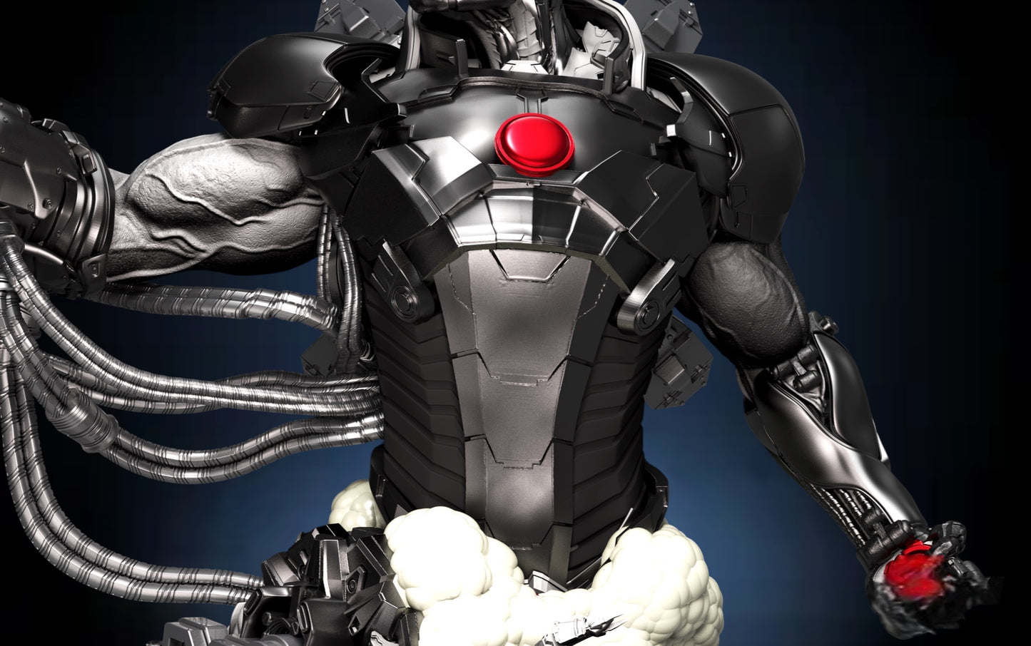 Cyborg Bust — APEX Cybernetic Titan Edition | Obsidian Guild Studio