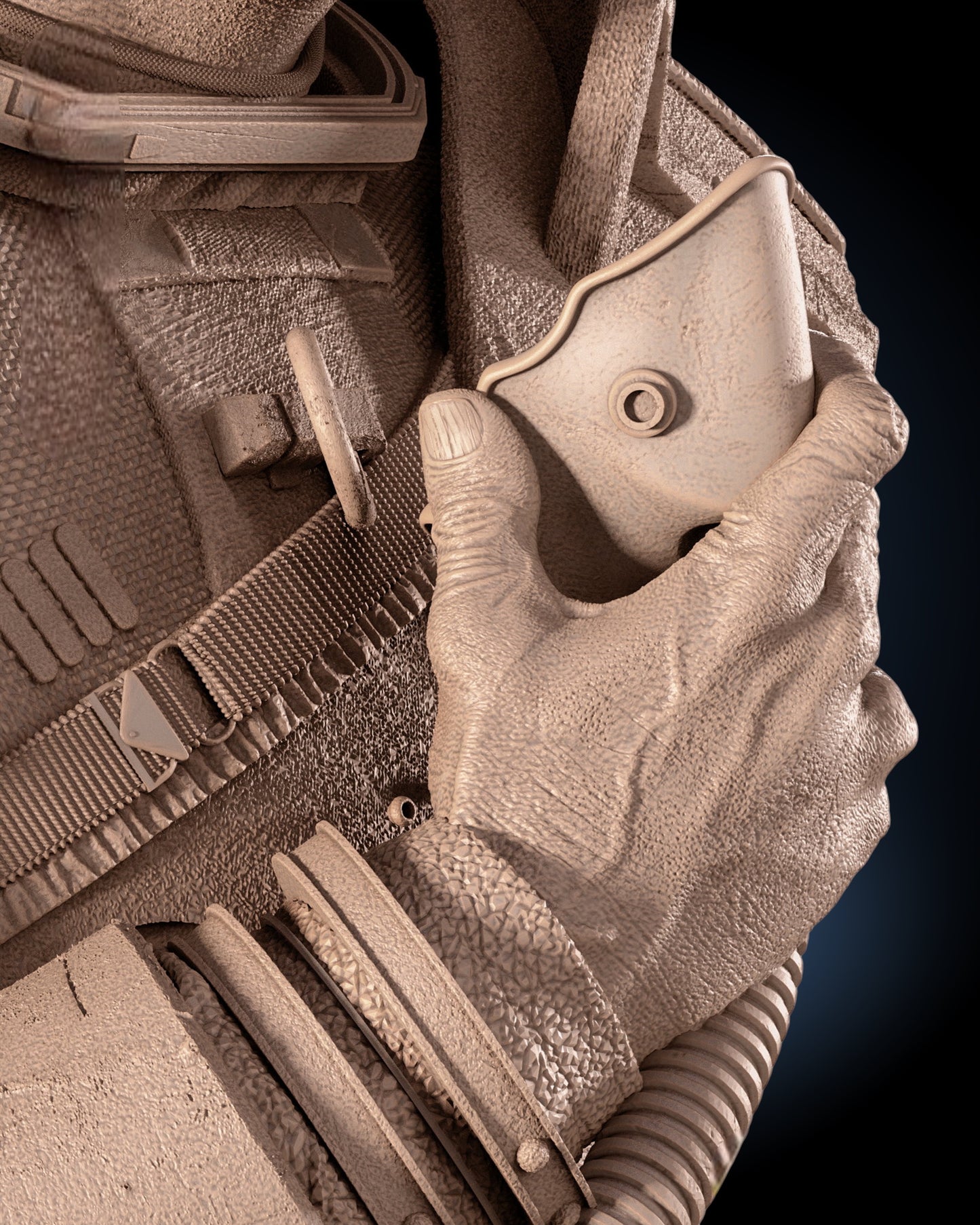 Saw Gerrera — Rebel Extremist Vanguard | Obsidian Guild Studio