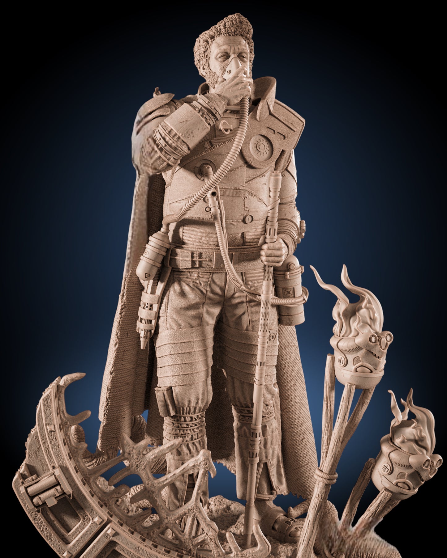Saw Gerrera — Rebel Extremist Vanguard | Obsidian Guild Studio
