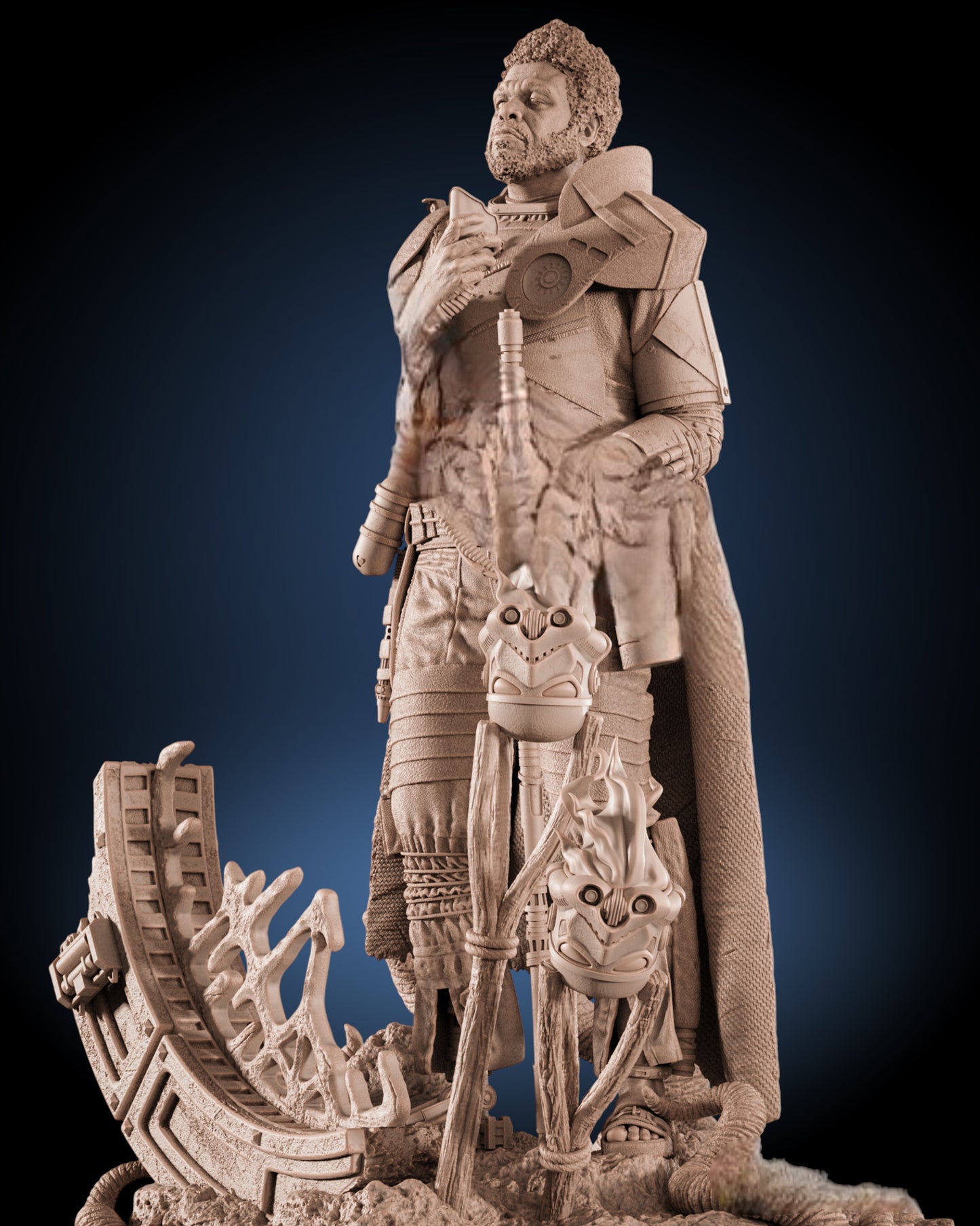 Saw Gerrera — Rebel Extremist Vanguard | Obsidian Guild Studio