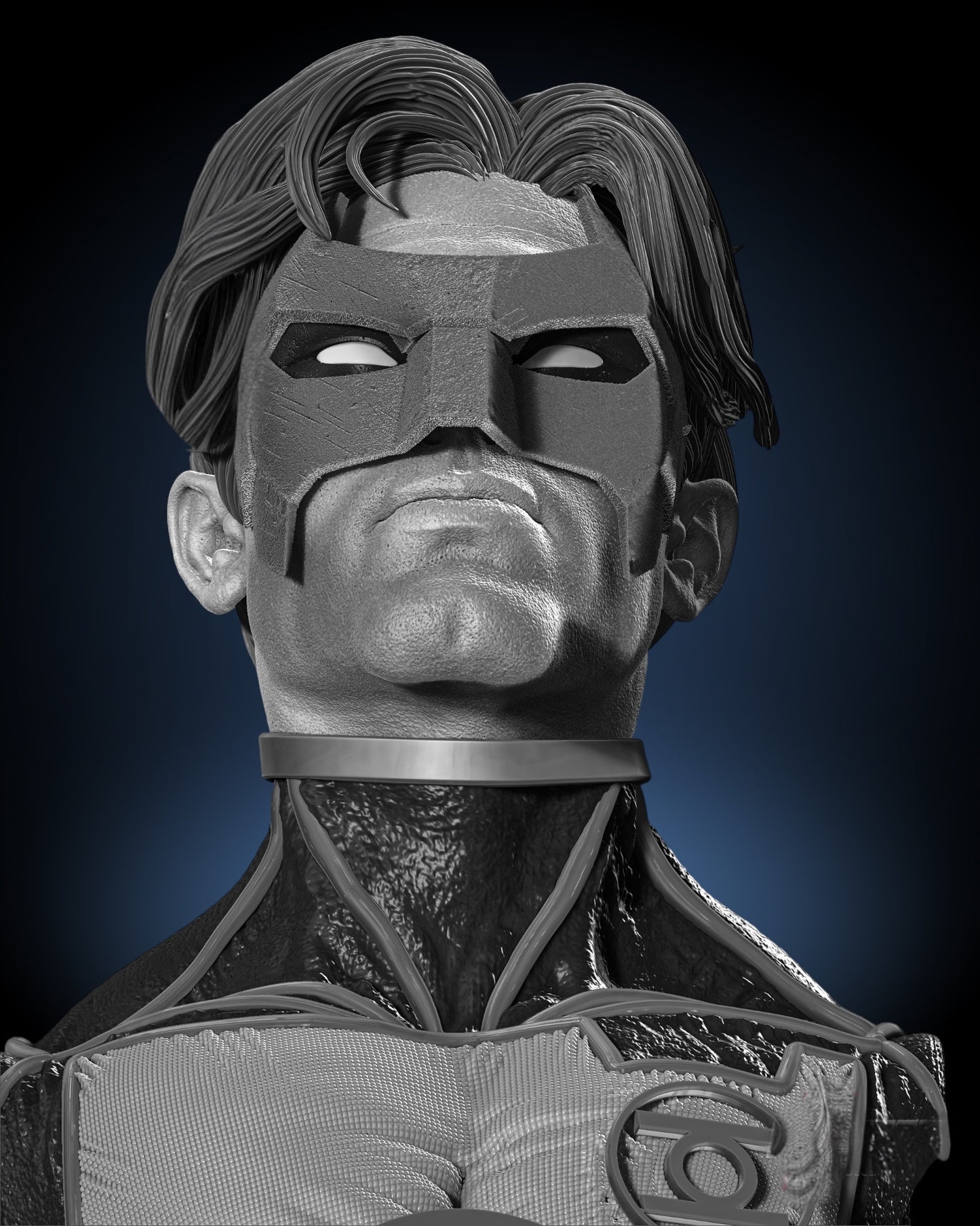 Kyle Green Lantern Portrait Bust | Obsidian Guild Studio