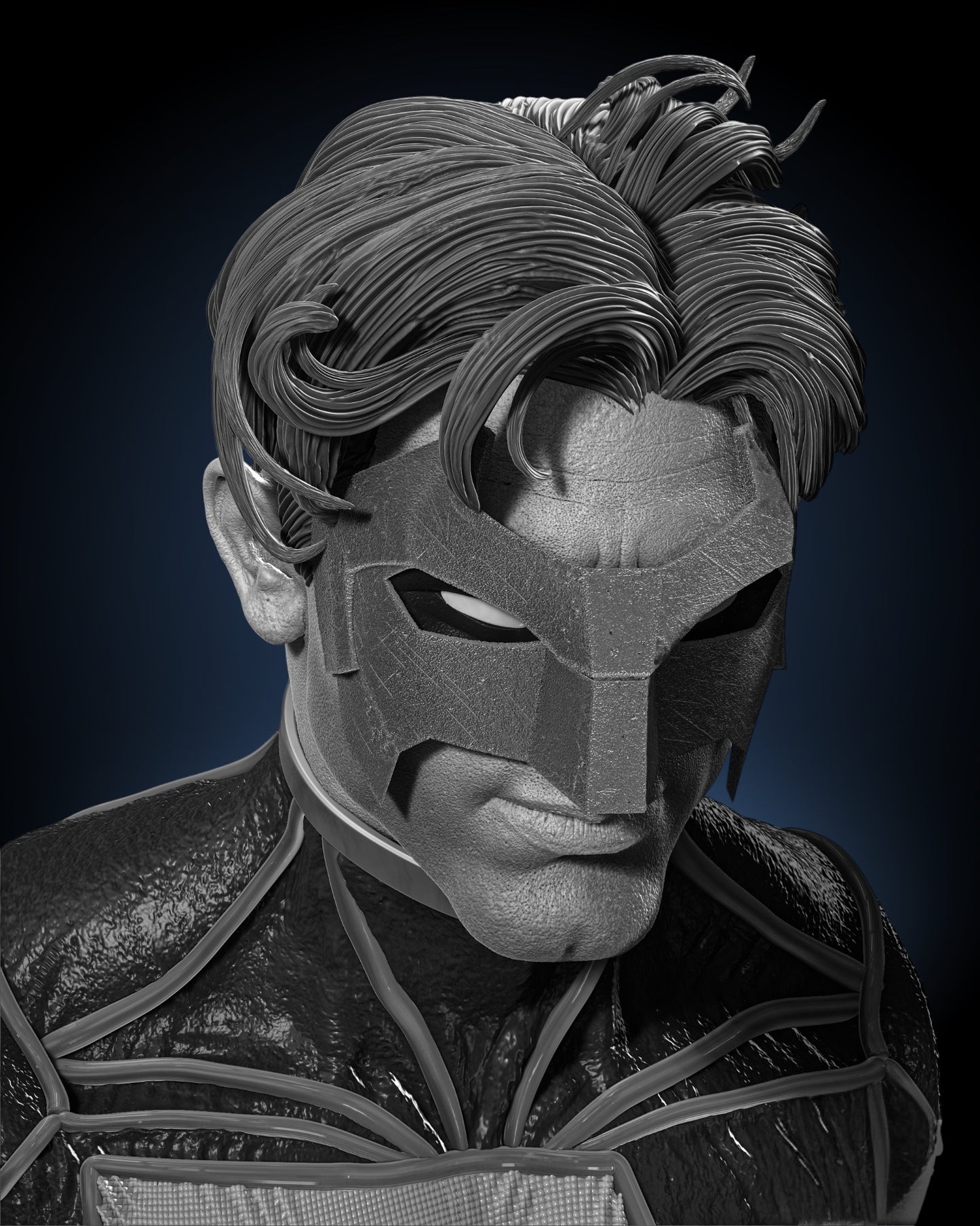 Kyle Green Lantern Portrait Bust | Obsidian Guild Studio