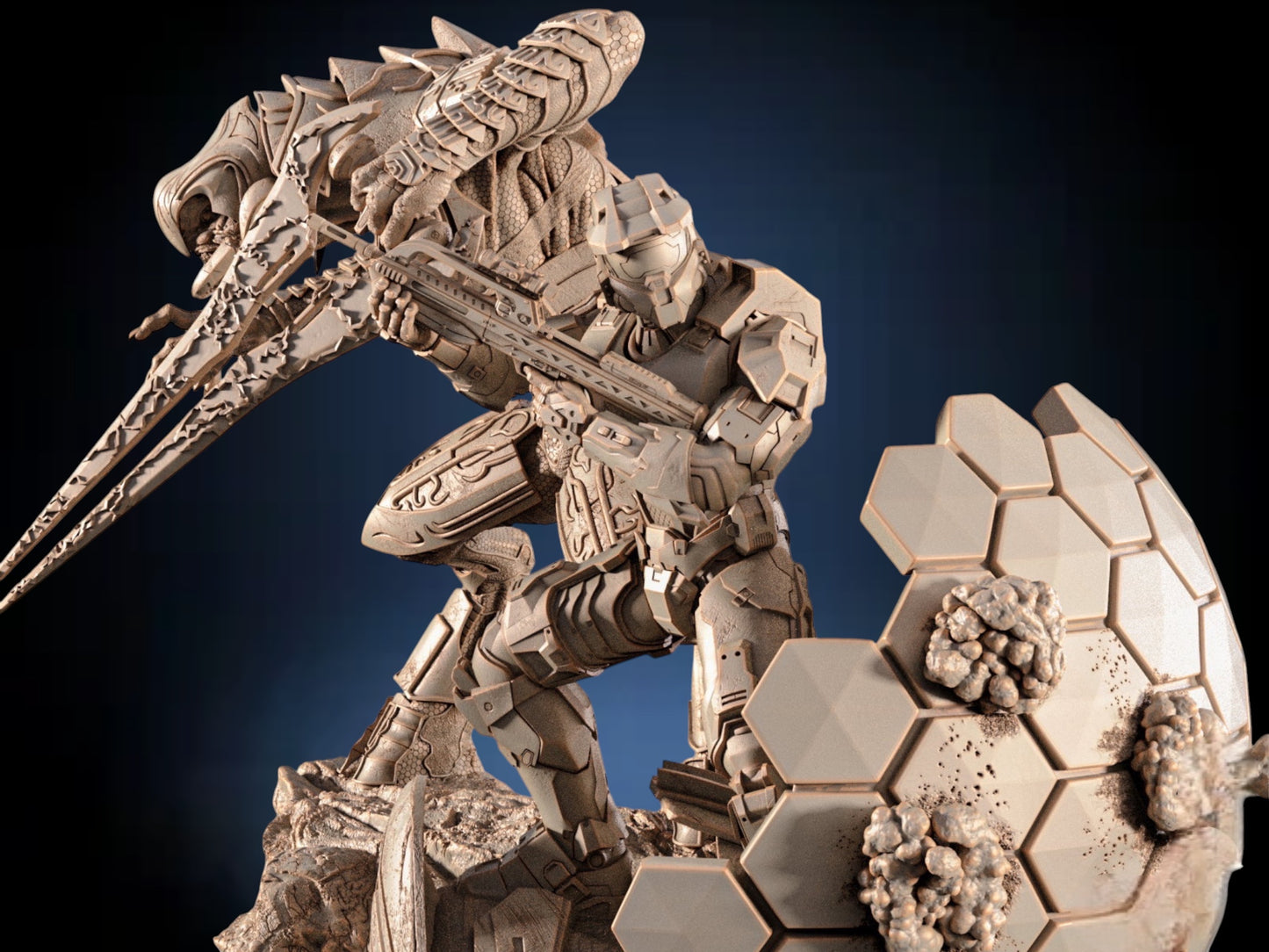 Halo — Spartan Ascension Diorama | Obsidian Guild Studio