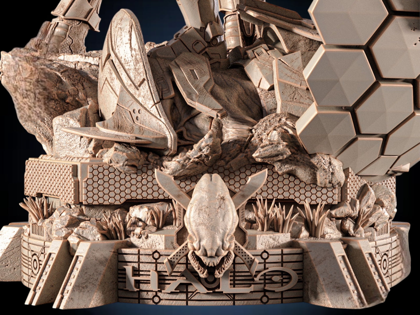 Halo — Spartan Ascension Diorama | Obsidian Guild Studio