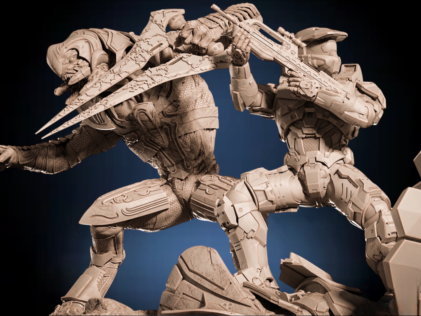 Halo — Spartan Ascension Diorama | Obsidian Guild Studio