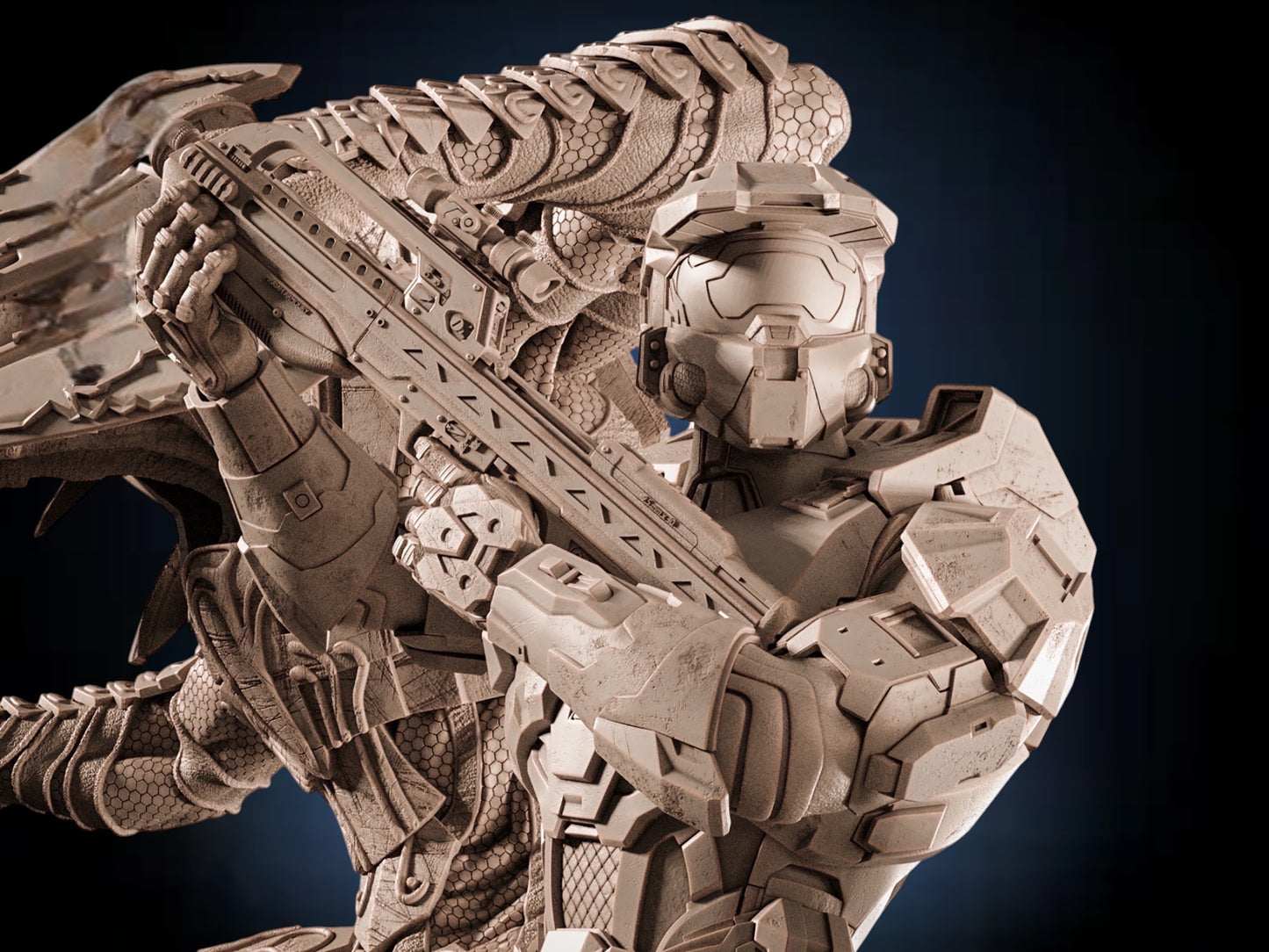 Halo — Spartan Ascension Diorama | Obsidian Guild Studio