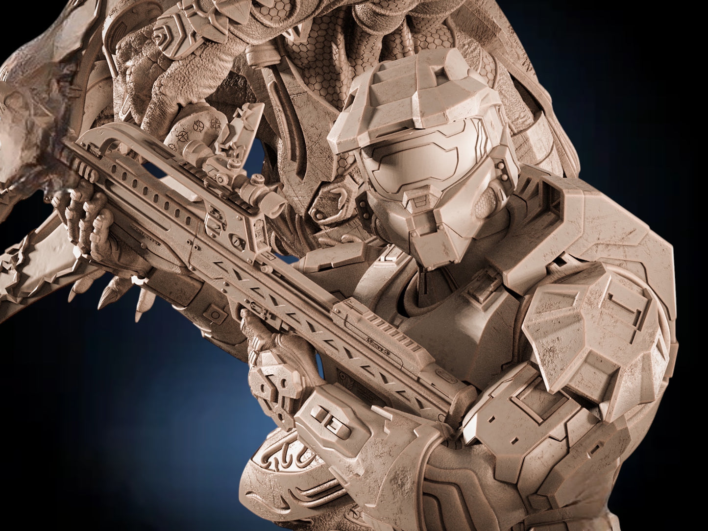Halo — Spartan Ascension Diorama | Obsidian Guild Studio