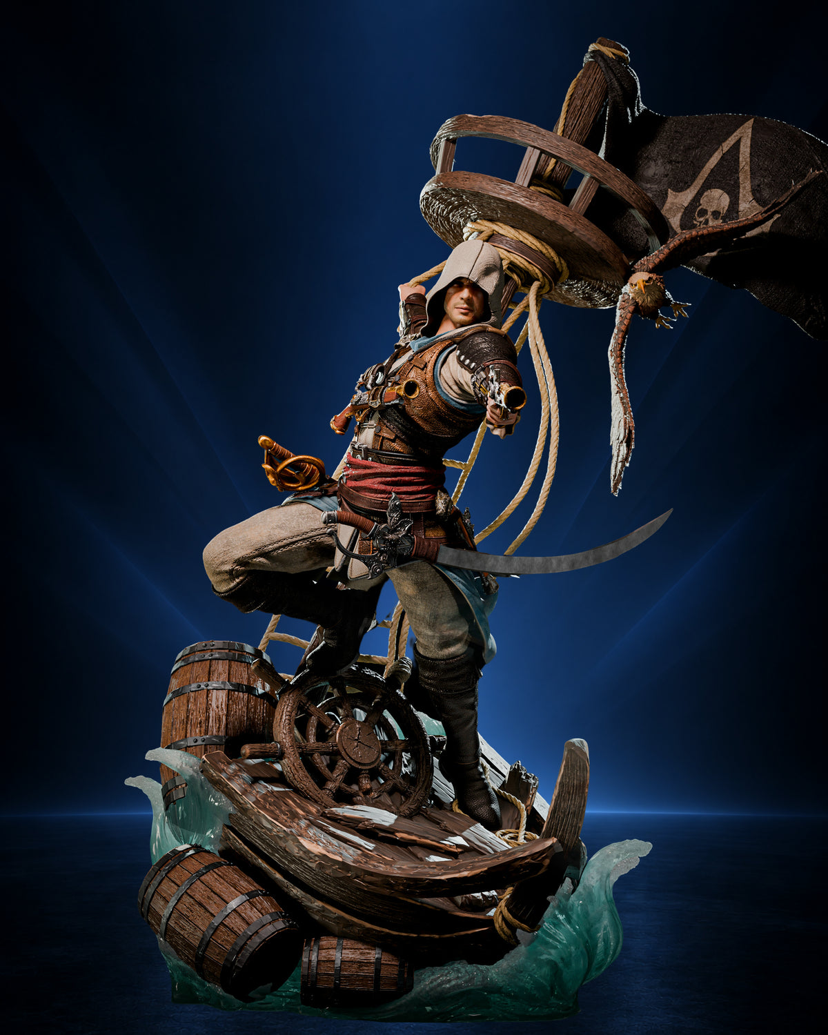 Police Chase — Edward Kenway Shipwreck Diorama