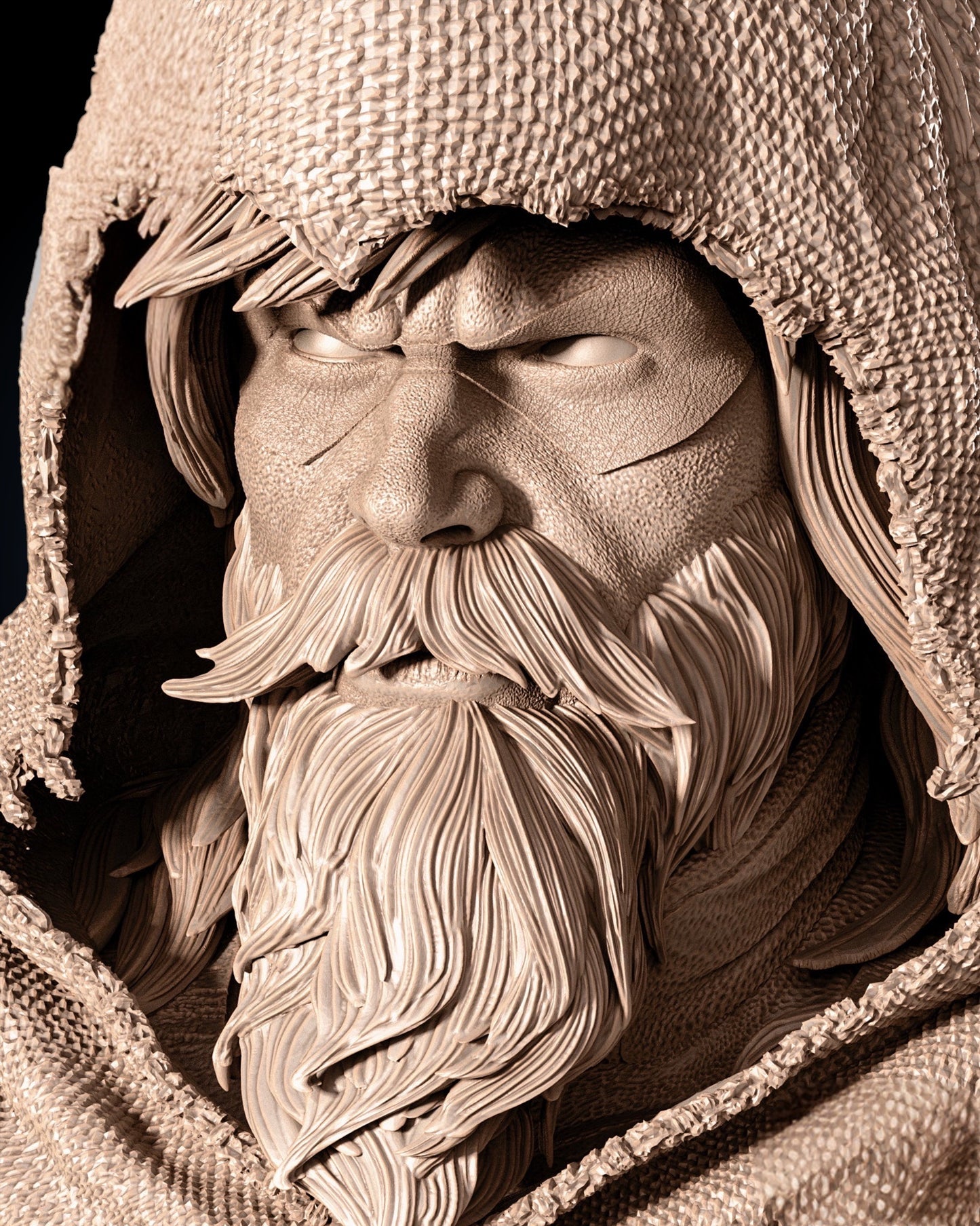 Green Arrow Vampire Hunter Portrait Bust | Obsidian Guild Studio