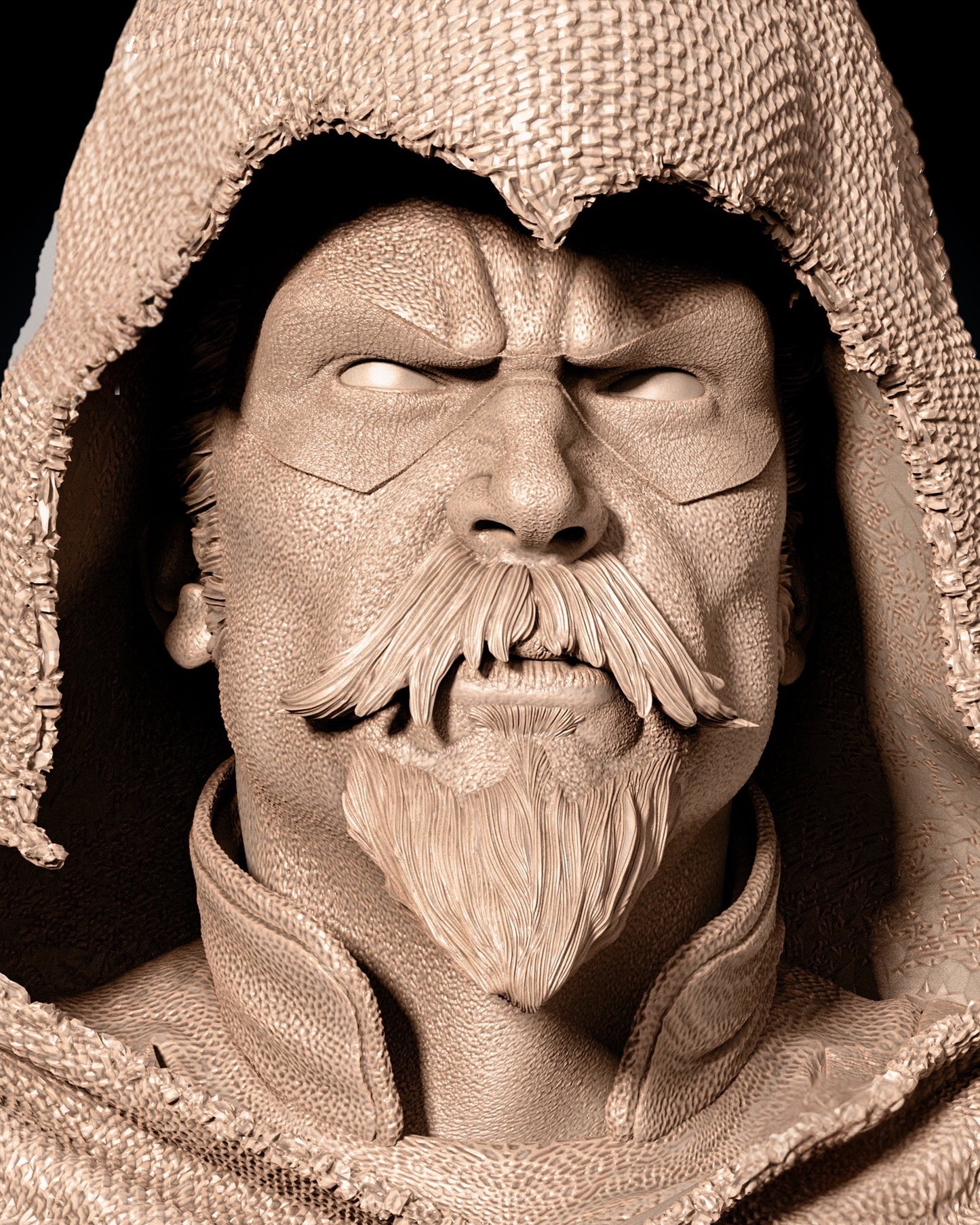 Green Arrow Vampire Hunter Portrait Bust | Obsidian Guild Studio