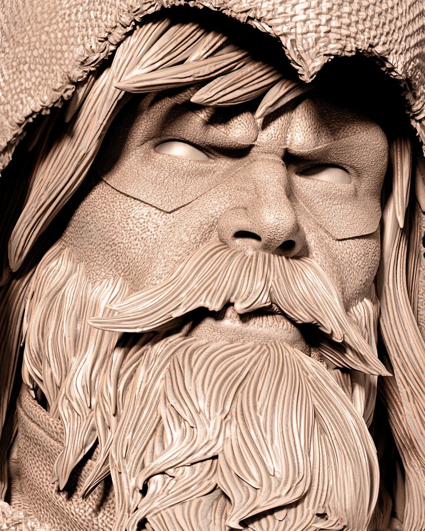 Green Arrow Vampire Hunter Portrait Bust | Obsidian Guild Studio