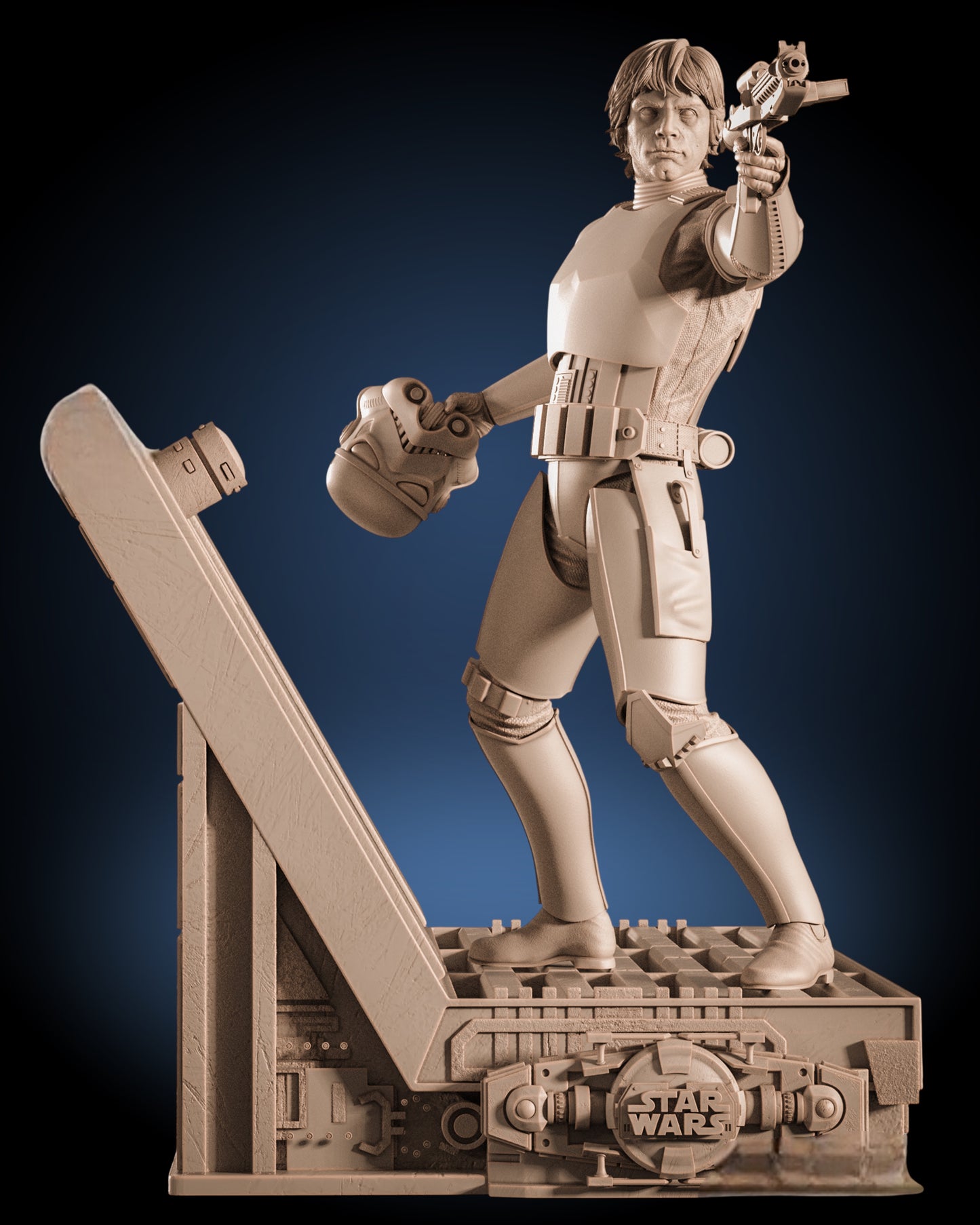 Luke Skywalker Stormtrooper Disguise — Death Star Infiltration Edition | Obsidian Guild Studio