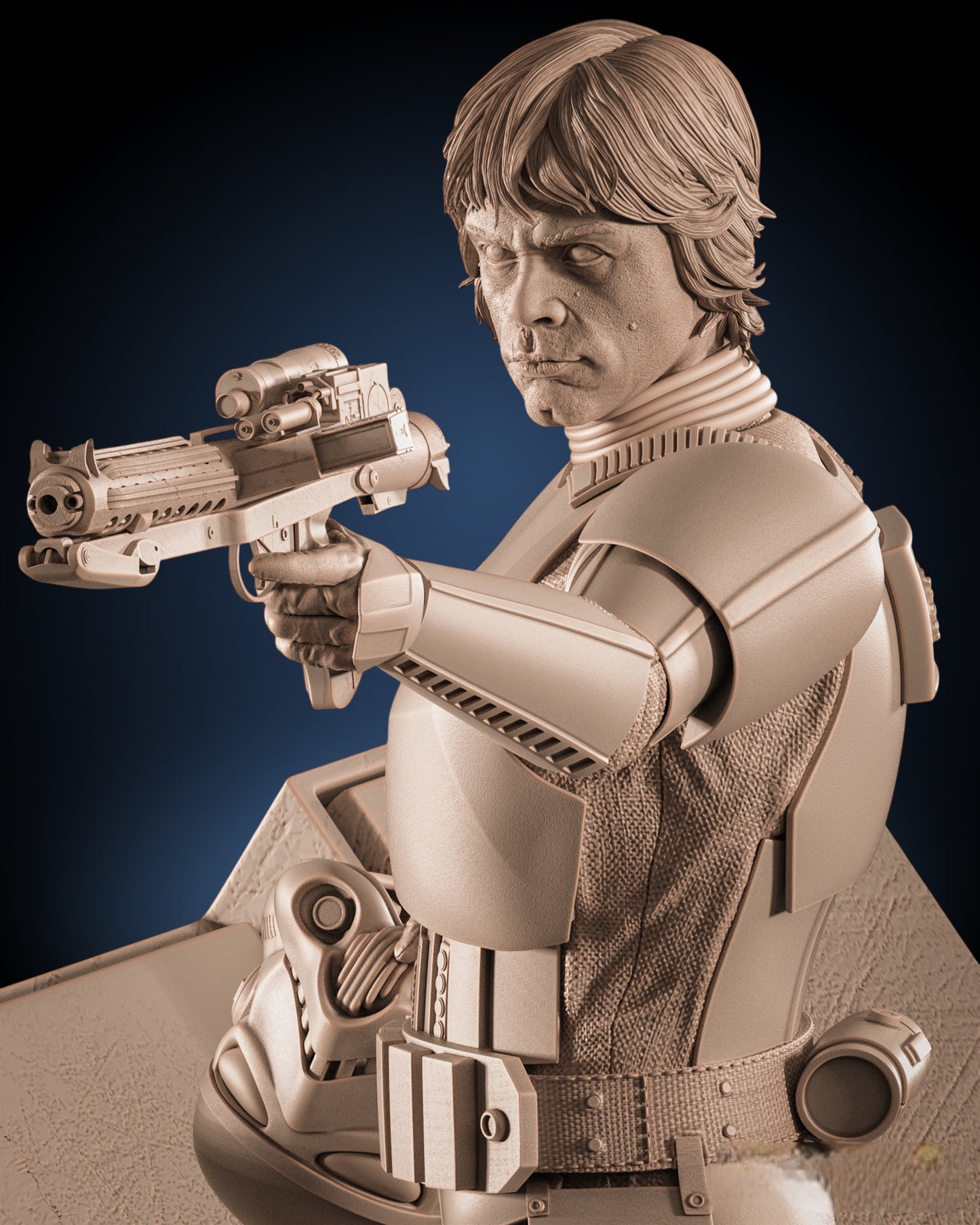 Luke Skywalker Stormtrooper Disguise — Death Star Infiltration Edition | Obsidian Guild Studio