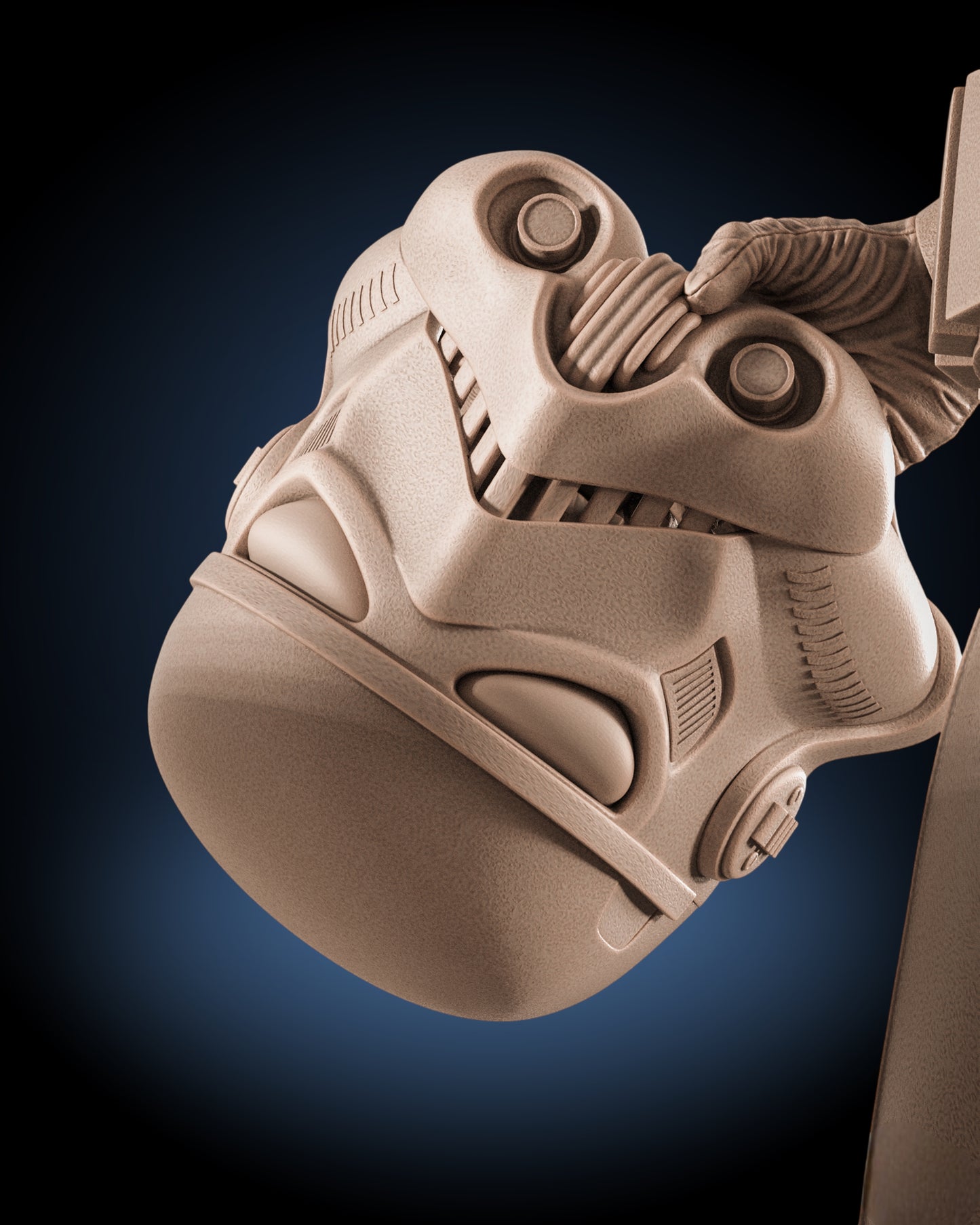 Luke Skywalker Stormtrooper Disguise — Death Star Infiltration Edition | Obsidian Guild Studio