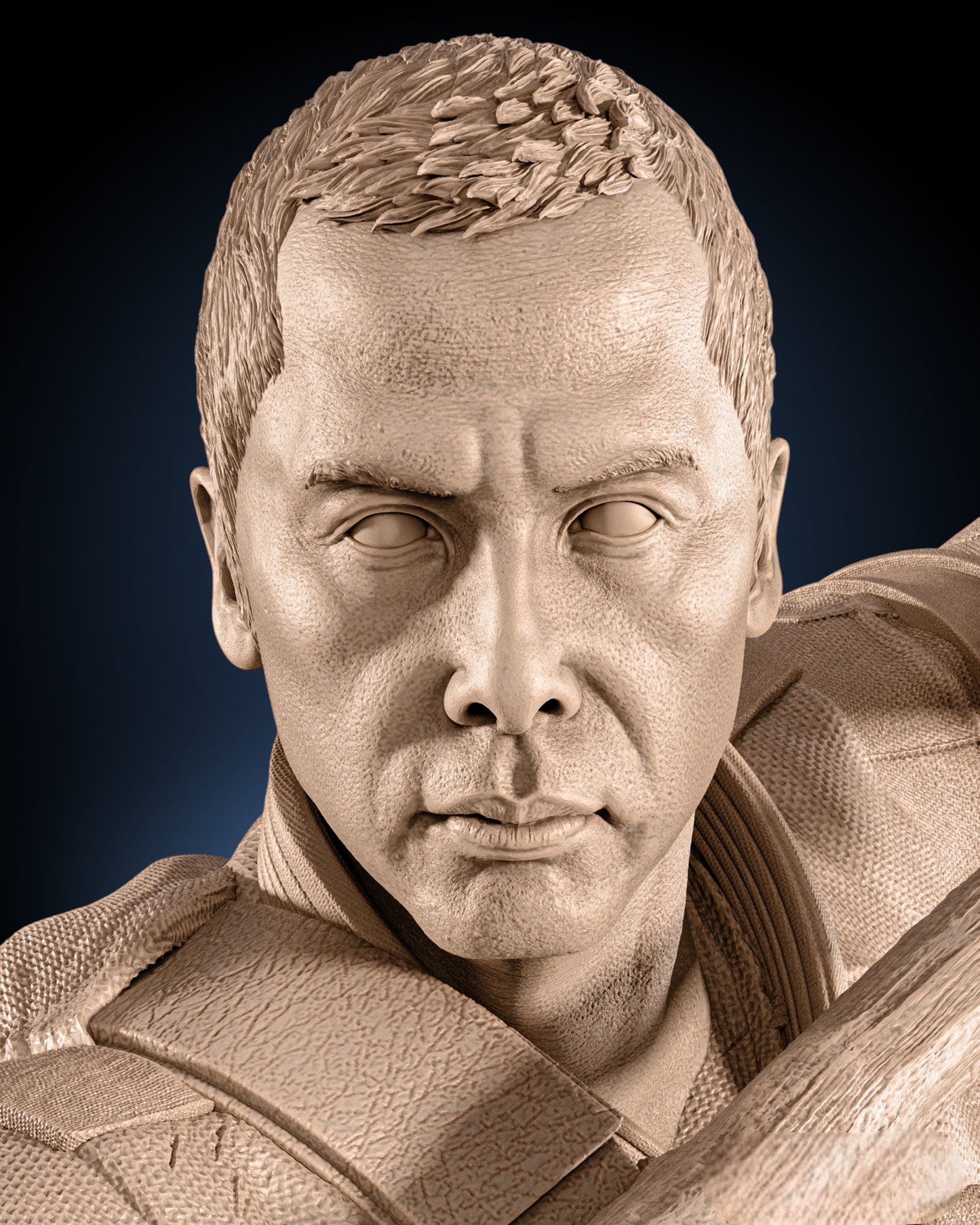 Chirrut Imwe Statue — DOMINION Collector Display | Obsidian Guild Studio