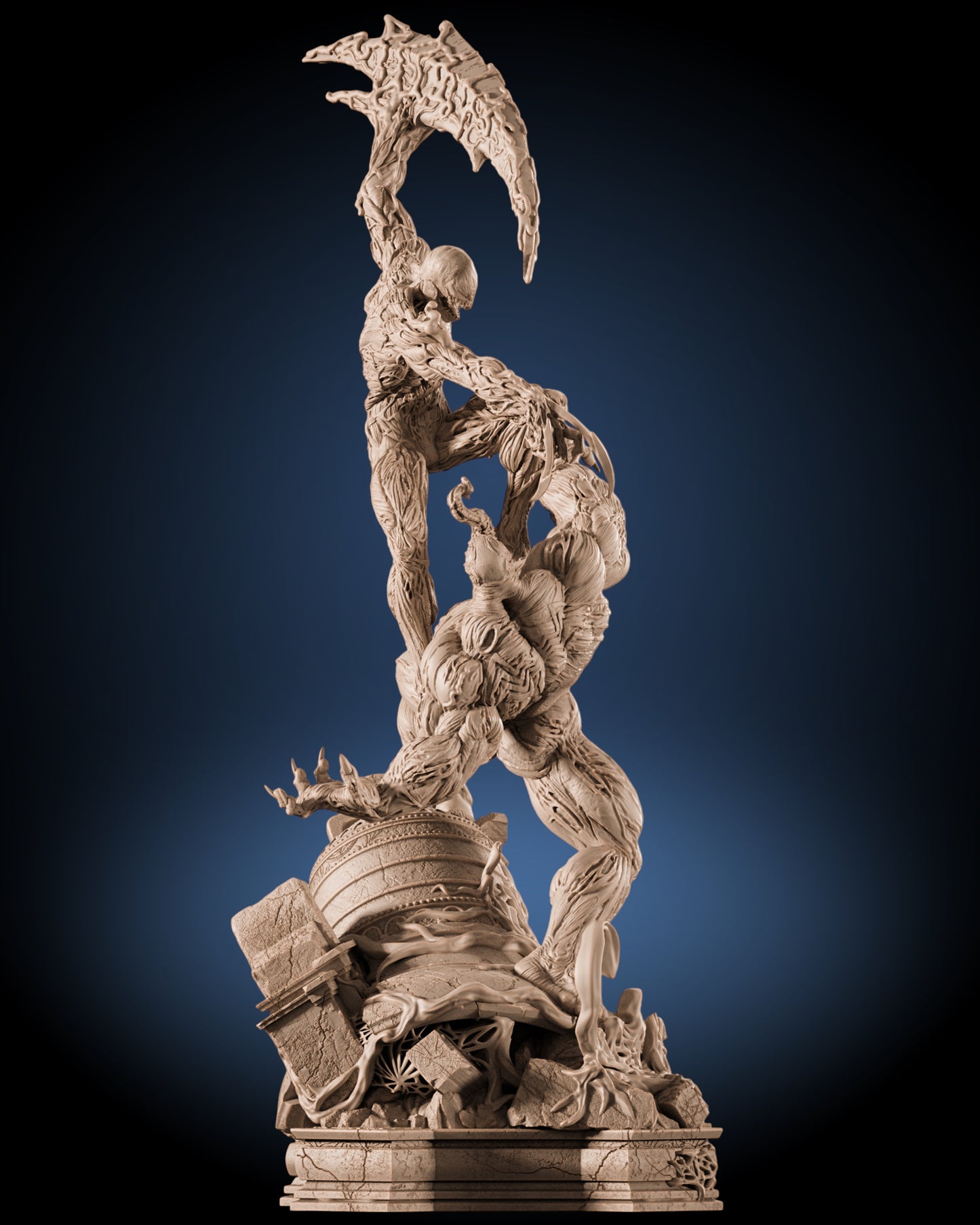 Venom vs Carnage Diorama — APEX Collector Display | Obsidian Guild Studio