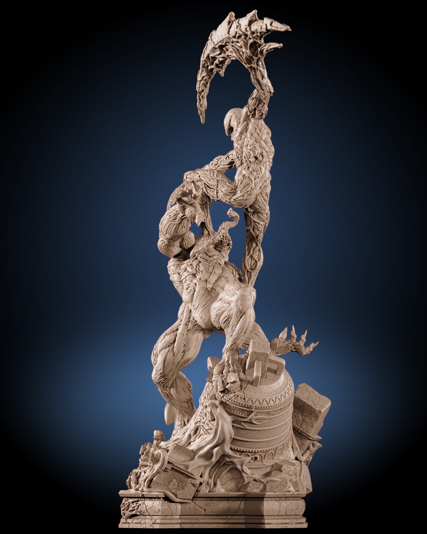 Venom vs Carnage Diorama — APEX Collector Display | Obsidian Guild Studio
