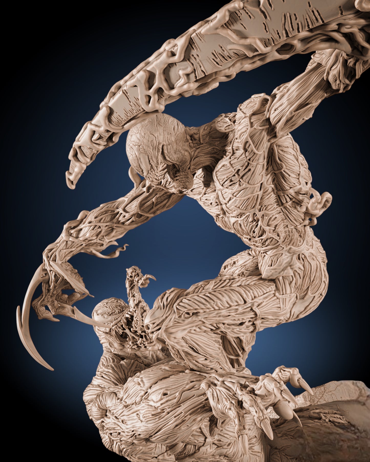 Venom vs Carnage Diorama — APEX Symbiote War Monument | Obsidian Guild Studio