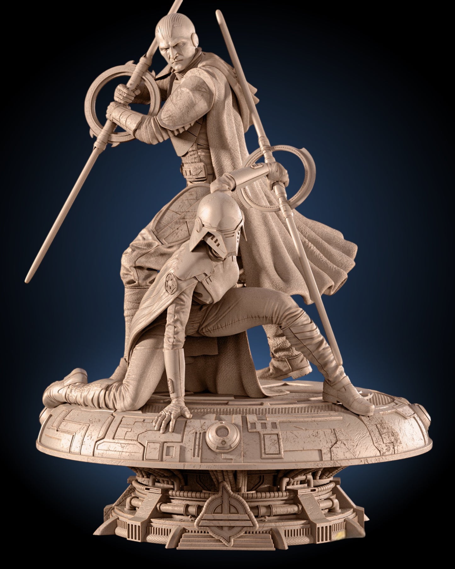 Grand Inquisitor & Second Sister Diorama — APEX Inquisitors Unleashed Monument | Obsidian Guild Studio