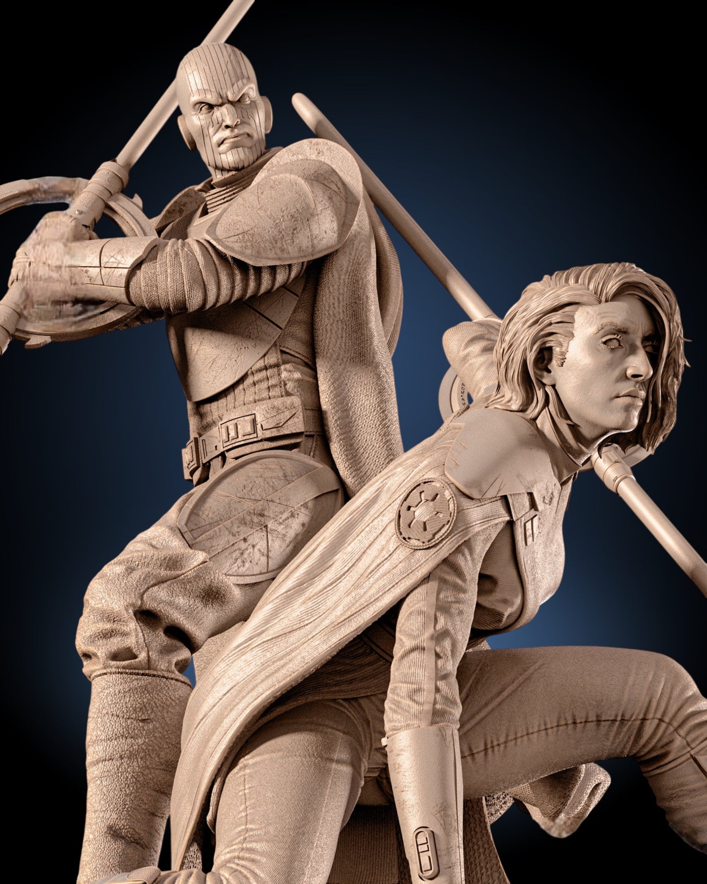 Grand Inquisitor & Second Sister Diorama — APEX Inquisitors Unleashed Monument | Obsidian Guild Studio
