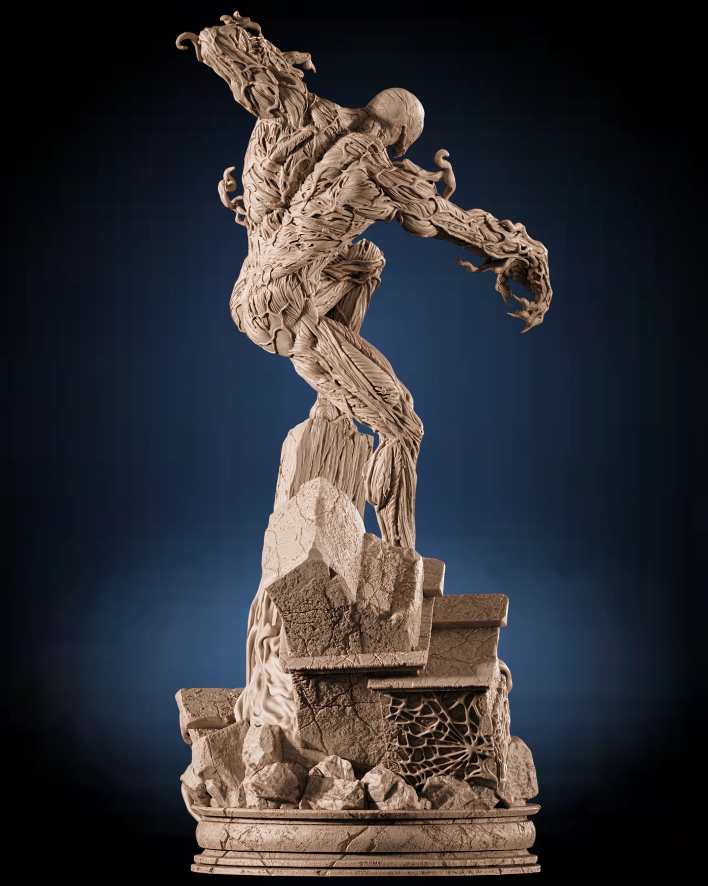 Carnage Symbiote Statue — APEX Collector Display | Obsidian Guild Studio