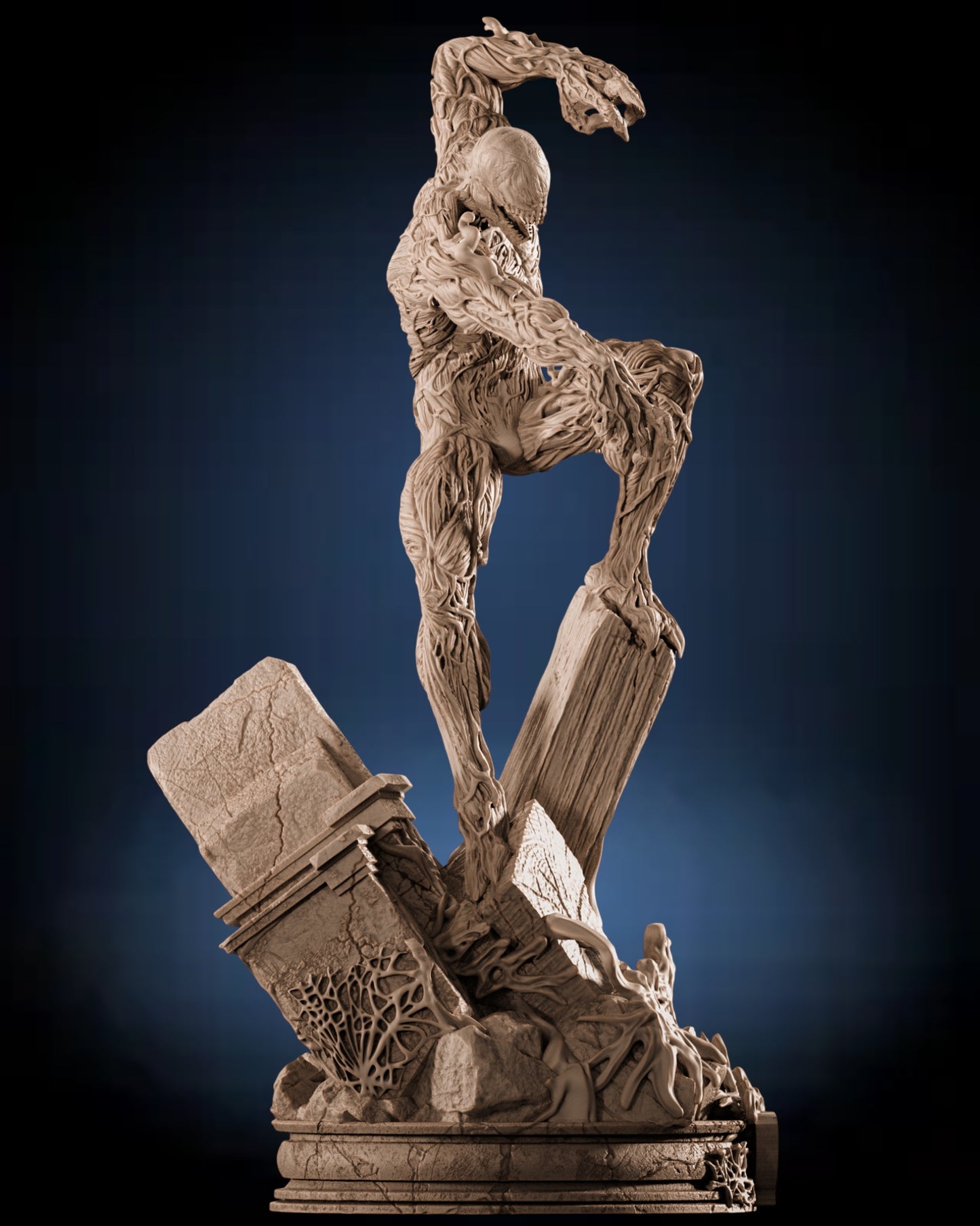 Carnage Symbiote Statue — APEX Collector Display | Obsidian Guild Studio