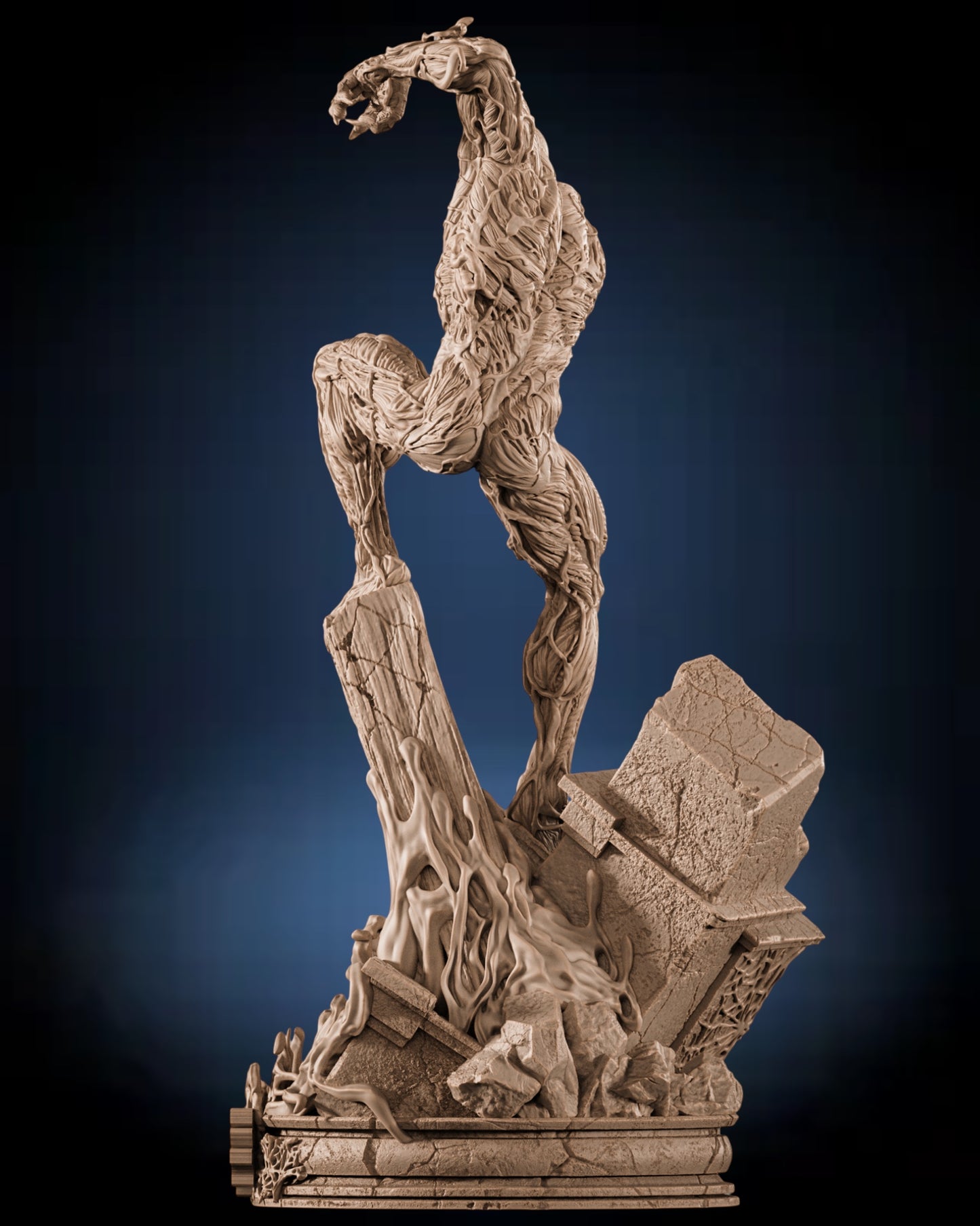 Carnage Symbiote Statue — APEX Collector Display | Obsidian Guild Studio